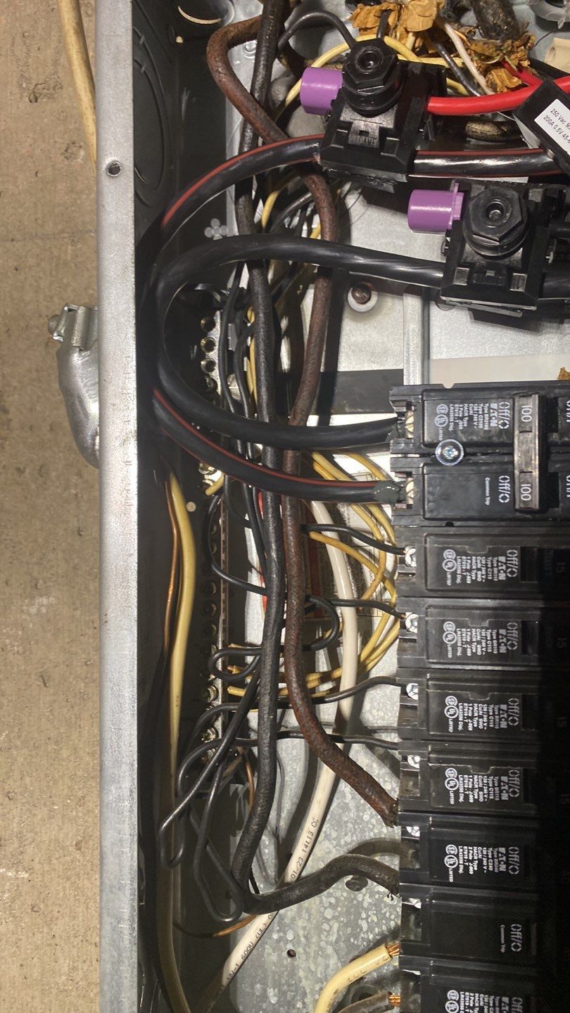 Solar Panel Installation with Exterior Service Change by Infinity Solar Systems