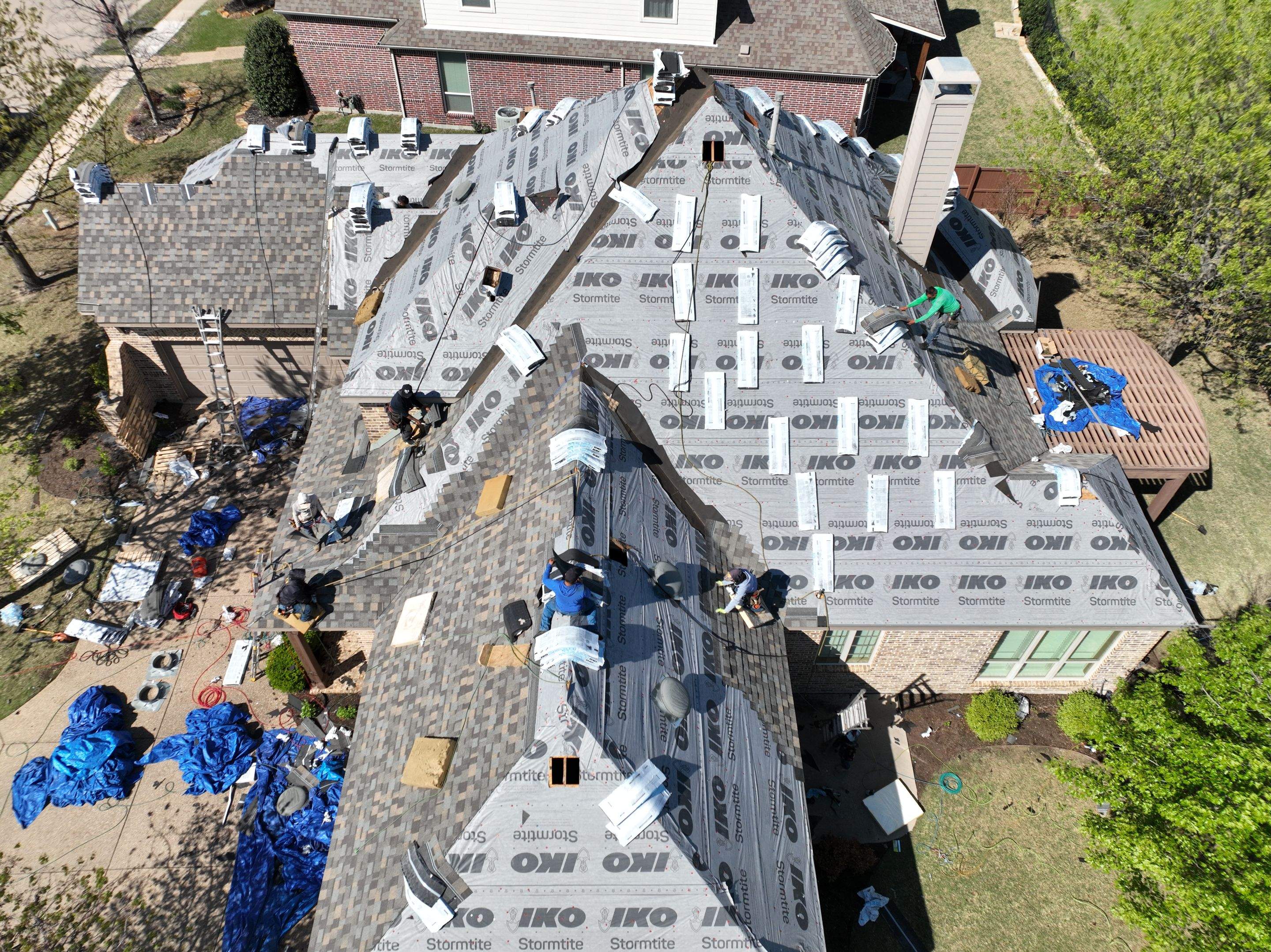 Residential Roofing Installation using Iko Dynasty by Becker Roofing and Exteriors