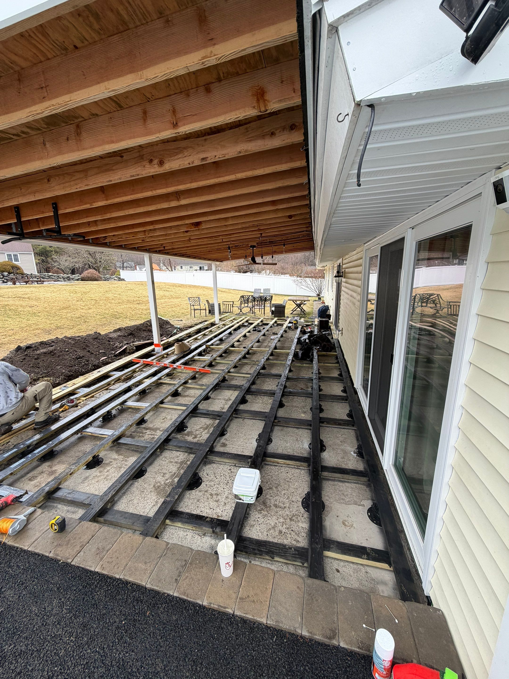 Composite Deck Installation in Hudson by UBrothers Construction