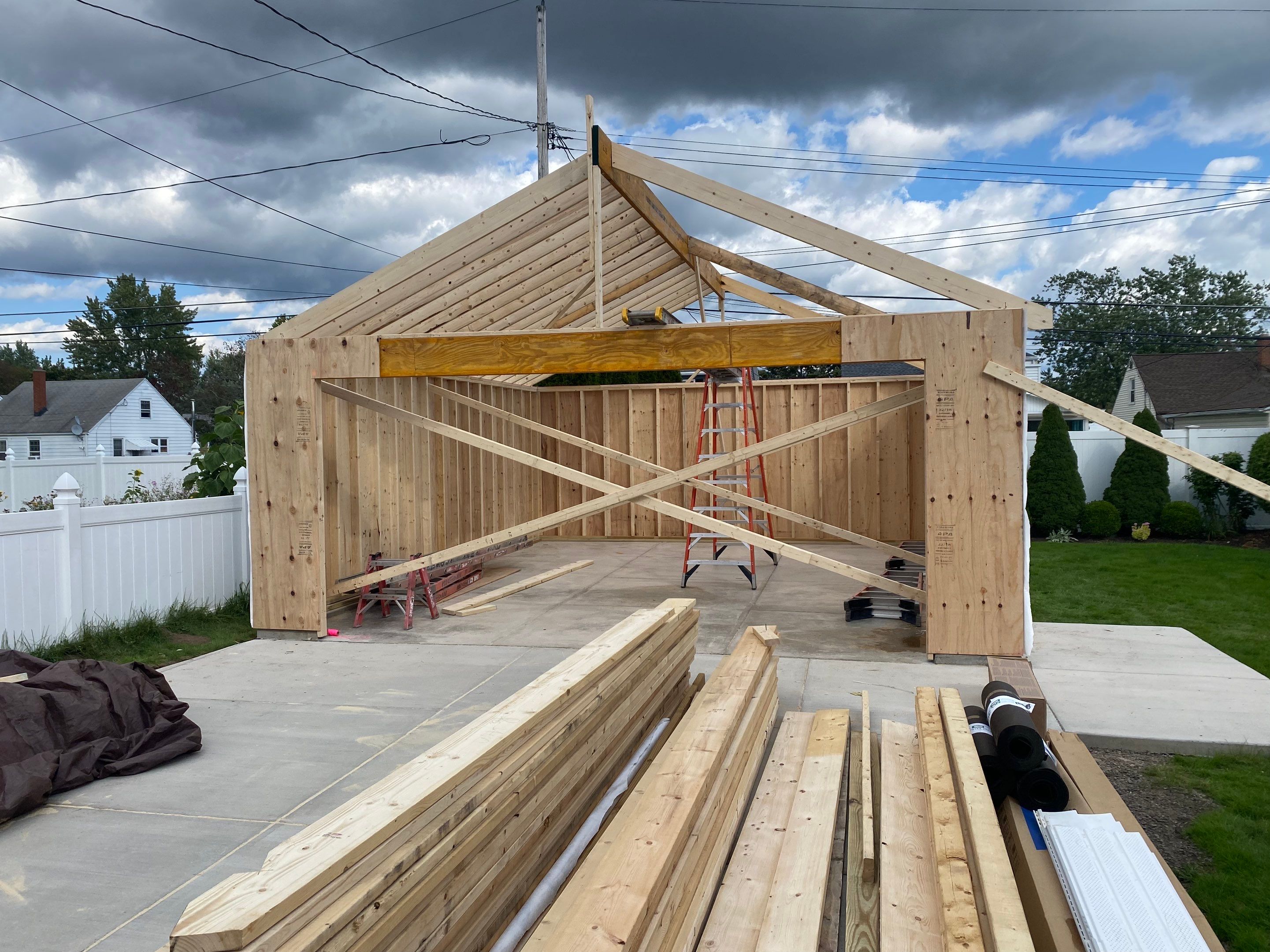 Garage And Concrete by Ivy Lea Construction