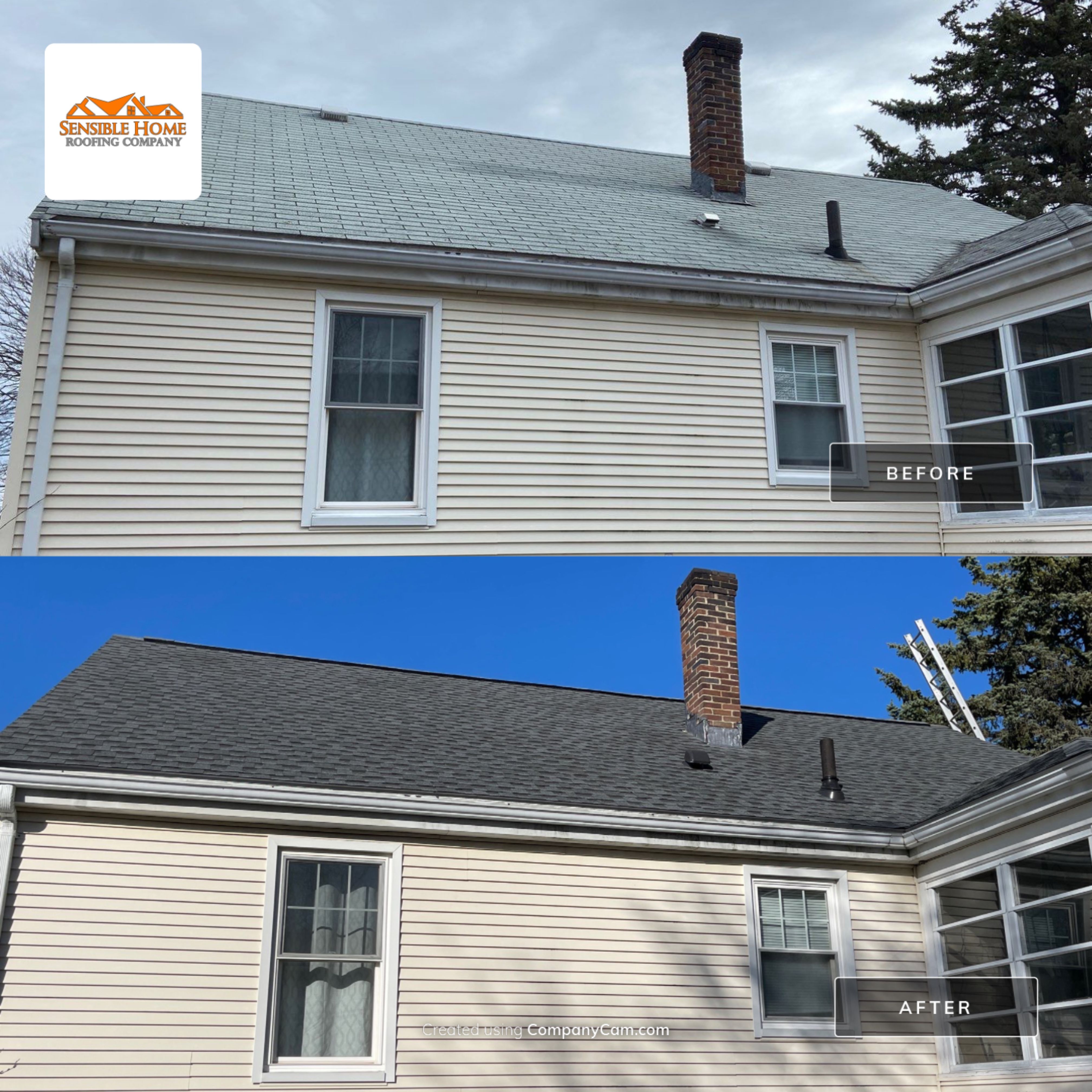 Residential Roofing Installation using GAF Timberline HDZ by Sensible Home Solutions