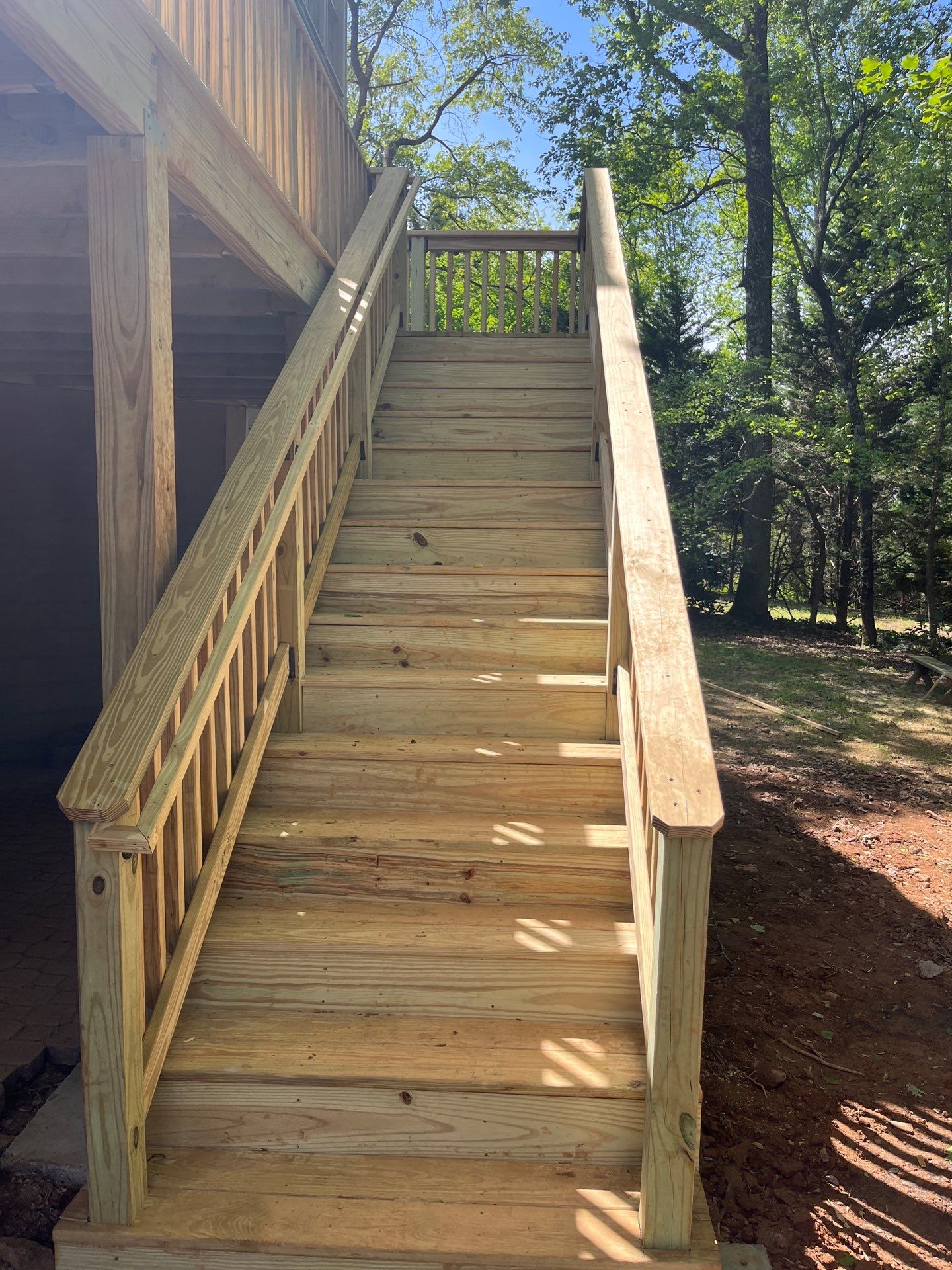 Wood Deck Build in Acworth, GA by Nelson Exteriors 