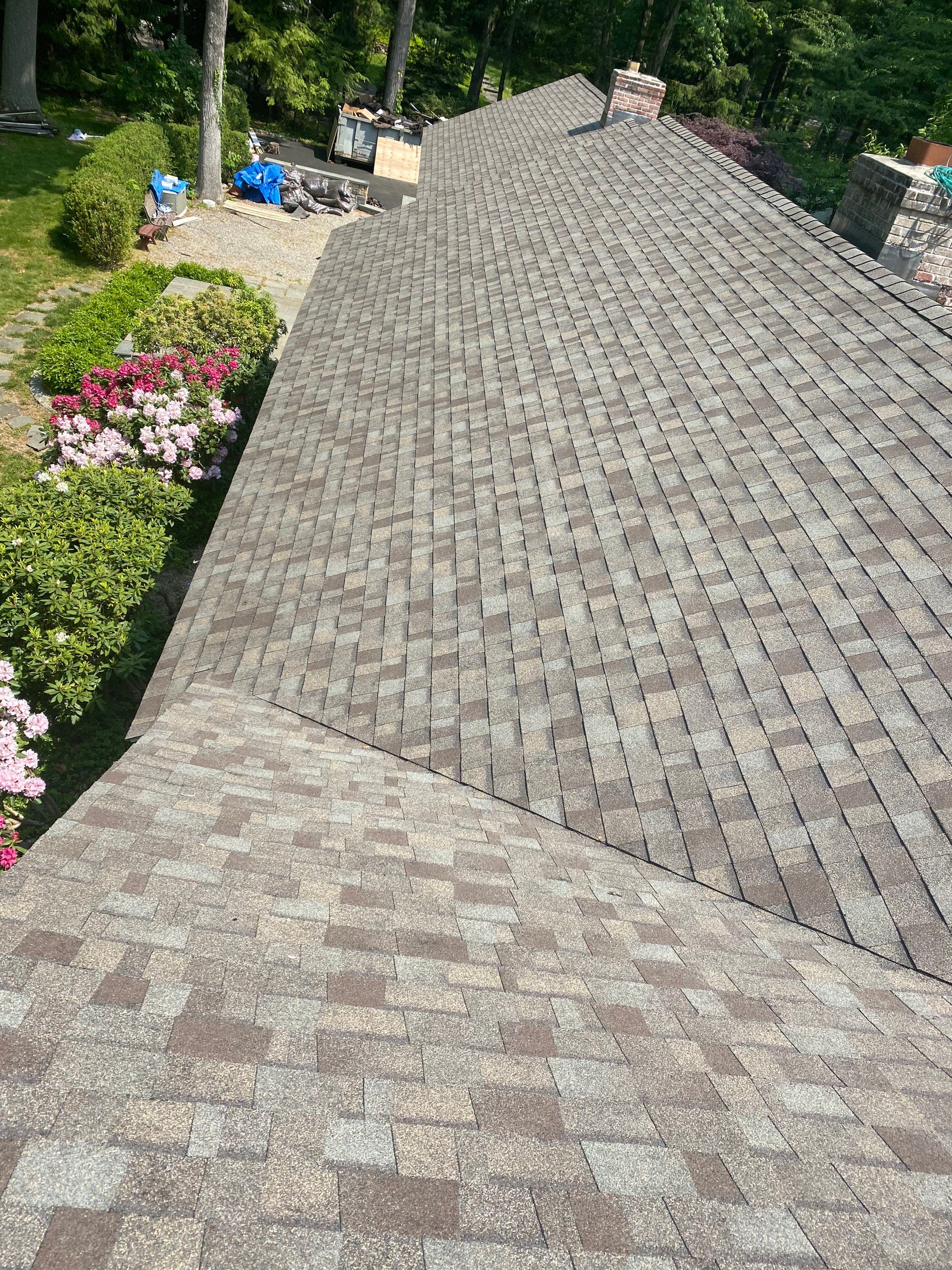 Commercial Roofing Installation using Owens Corning Duration Driftwood by A Plus Exterior