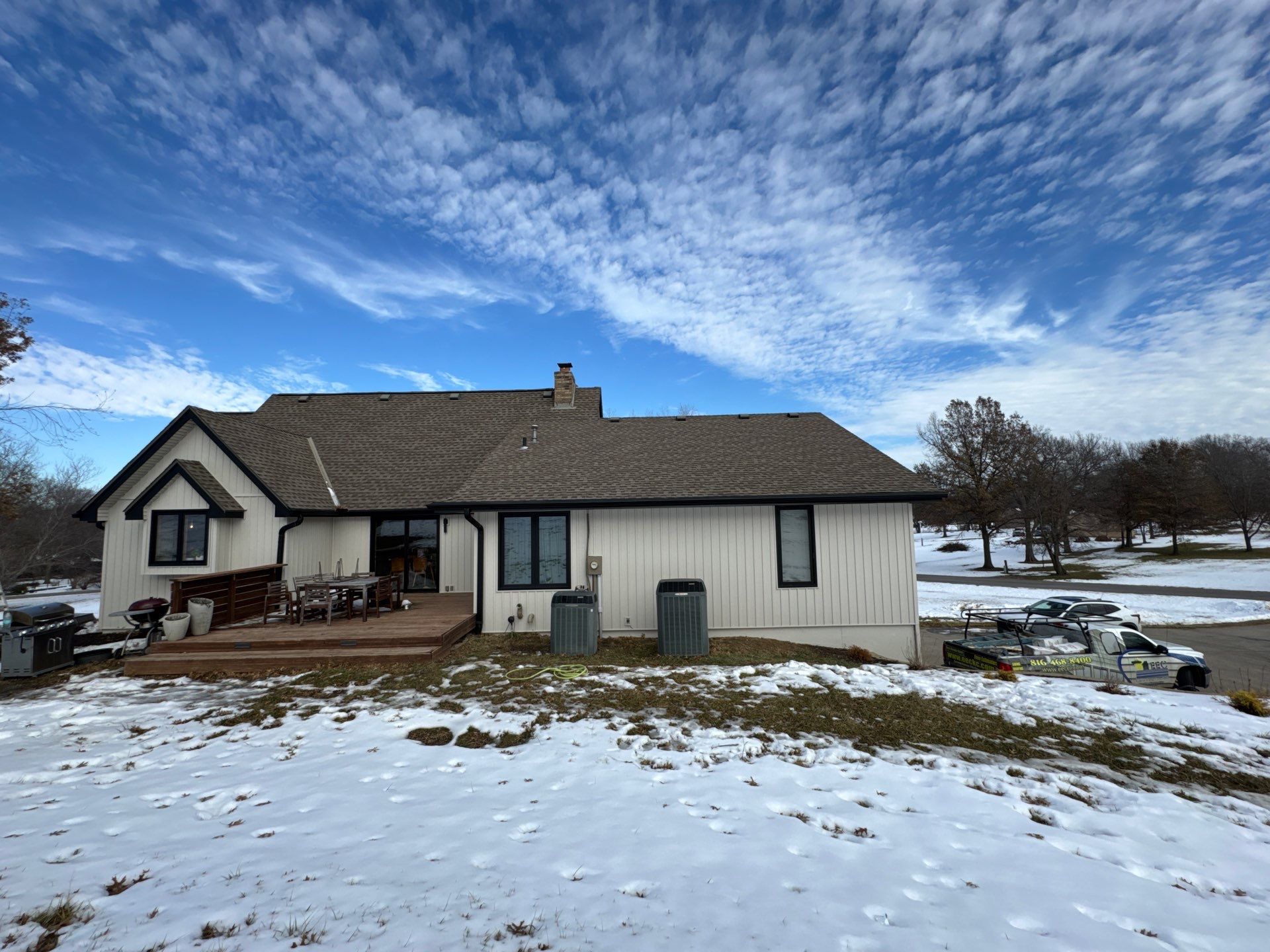 Craneboard Siding and Cedar Renditions Installation in Liberty Mo  by EEC  Windows, Siding & Roofing 