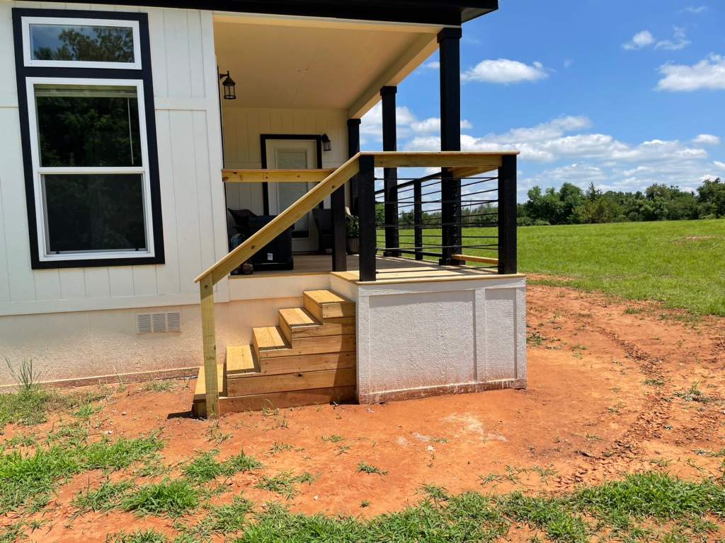 deck installation in Crescent by McCann's Roofing and Construction