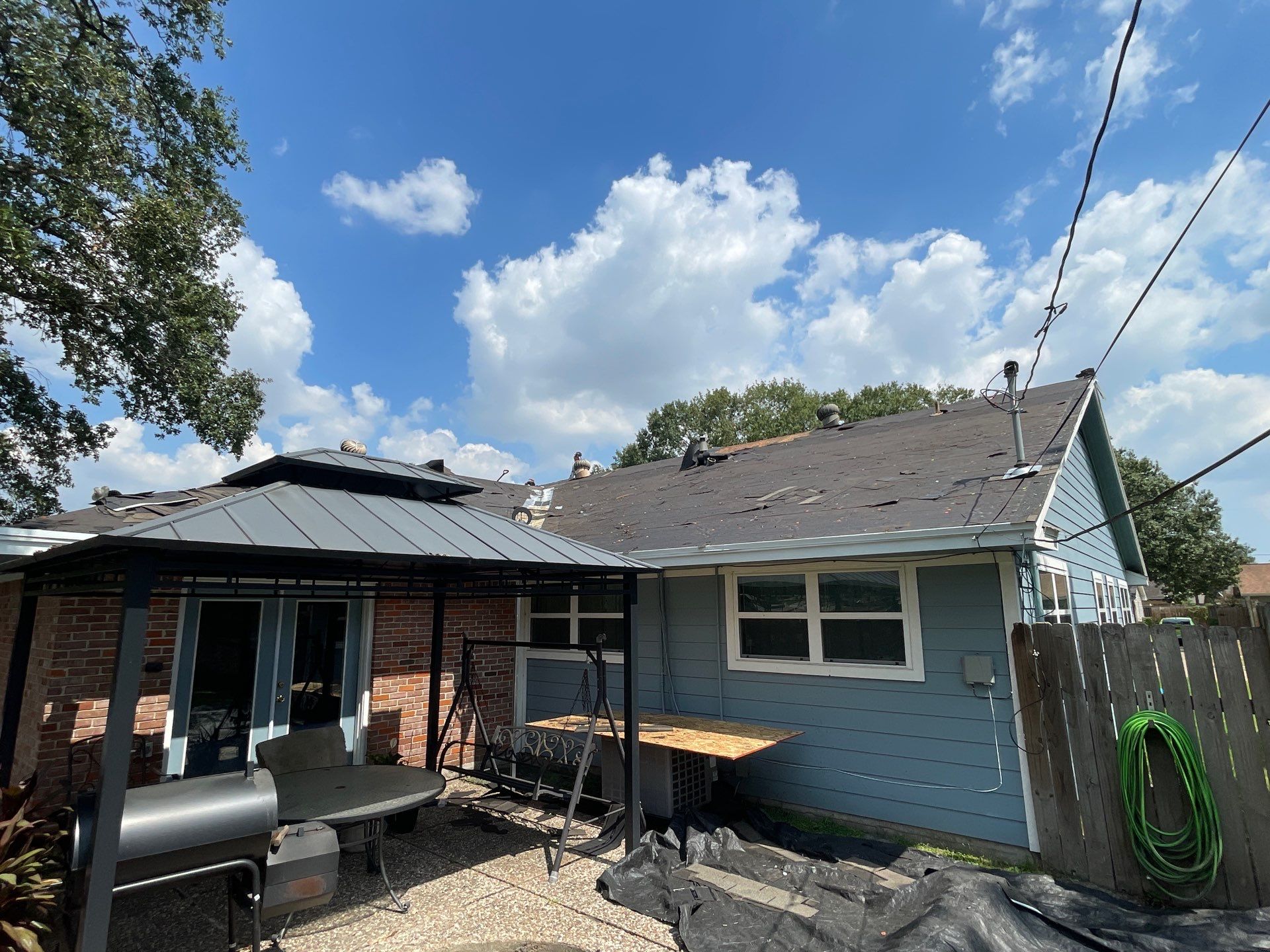 Residential Roofing Installation using Tamko Heritage® Series Rustic Black by CAP Roofing and Construction LLC