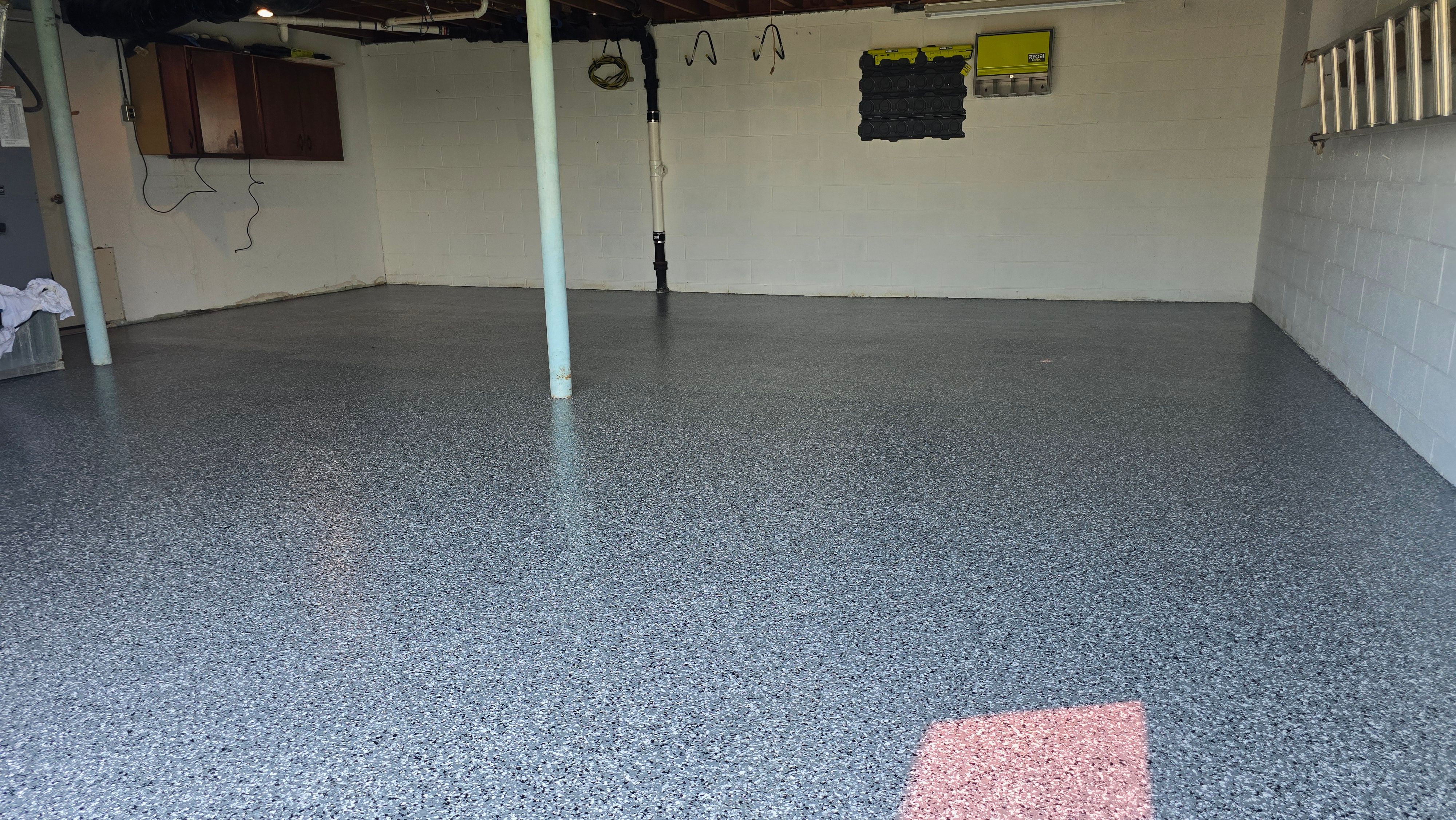 Garage & Patio Using Wombat & Mushroom by Elite Floor Solutions