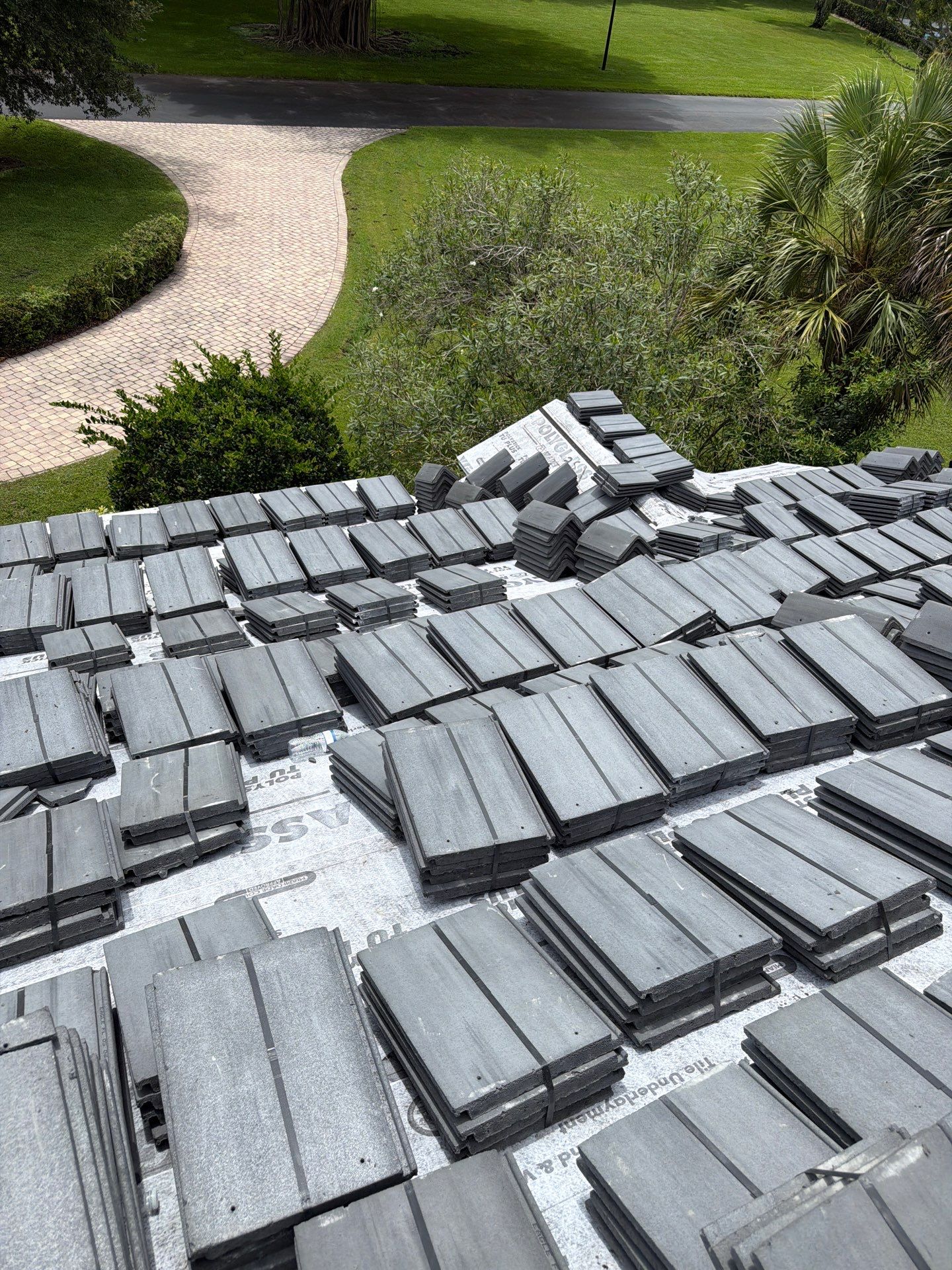 Residential Roofing Installation using Eagle Roofing Tile by BLUES BROTHERS ROOFING