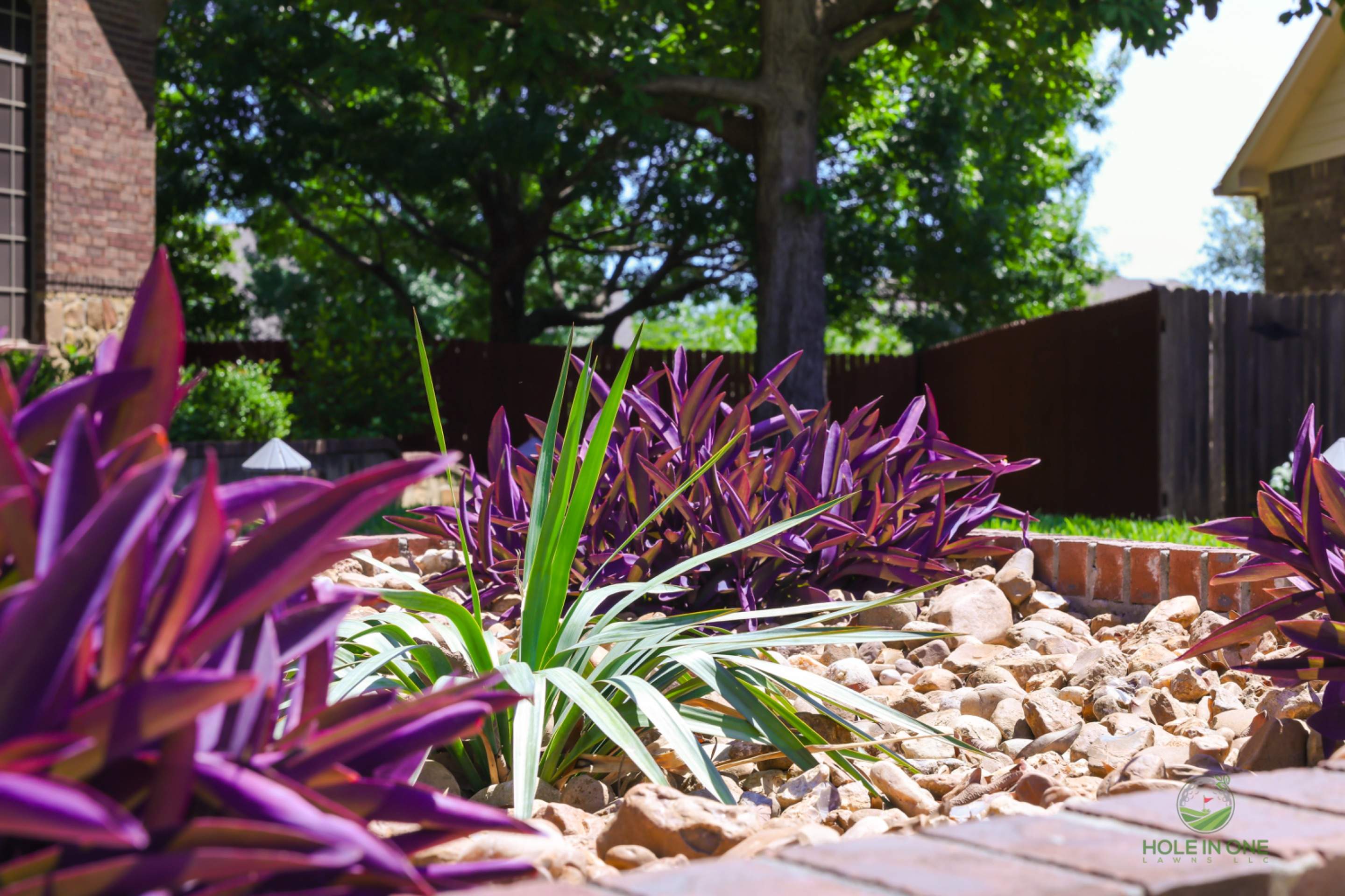 Belgard Paver Walkway, Rock Beds & Wax Myrtles | Far West Side, San Antonio TX by Hole In One Lawns, LLC