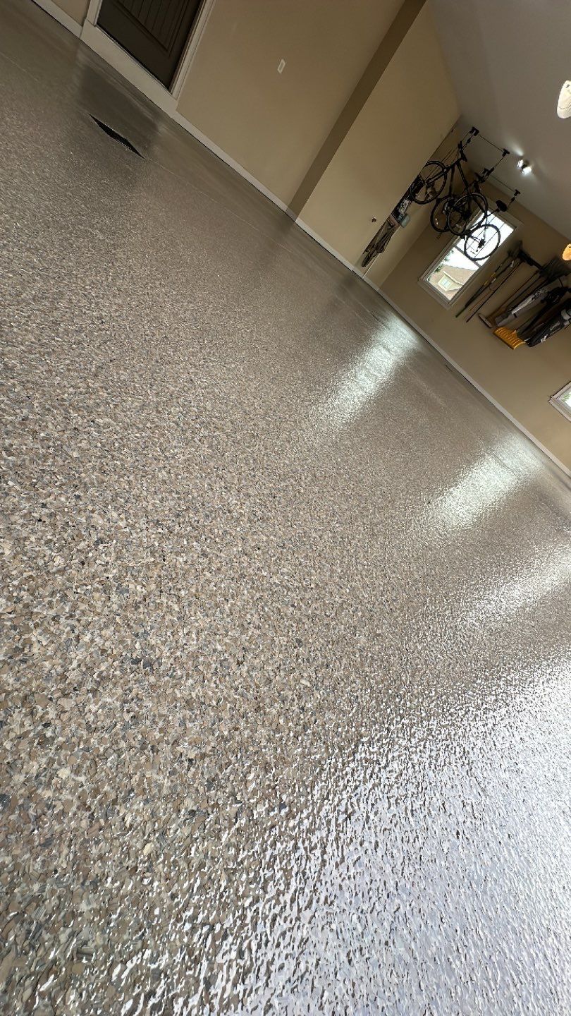 Large Patio + Garage Project in Moon Township by Floors in a Day, Inc