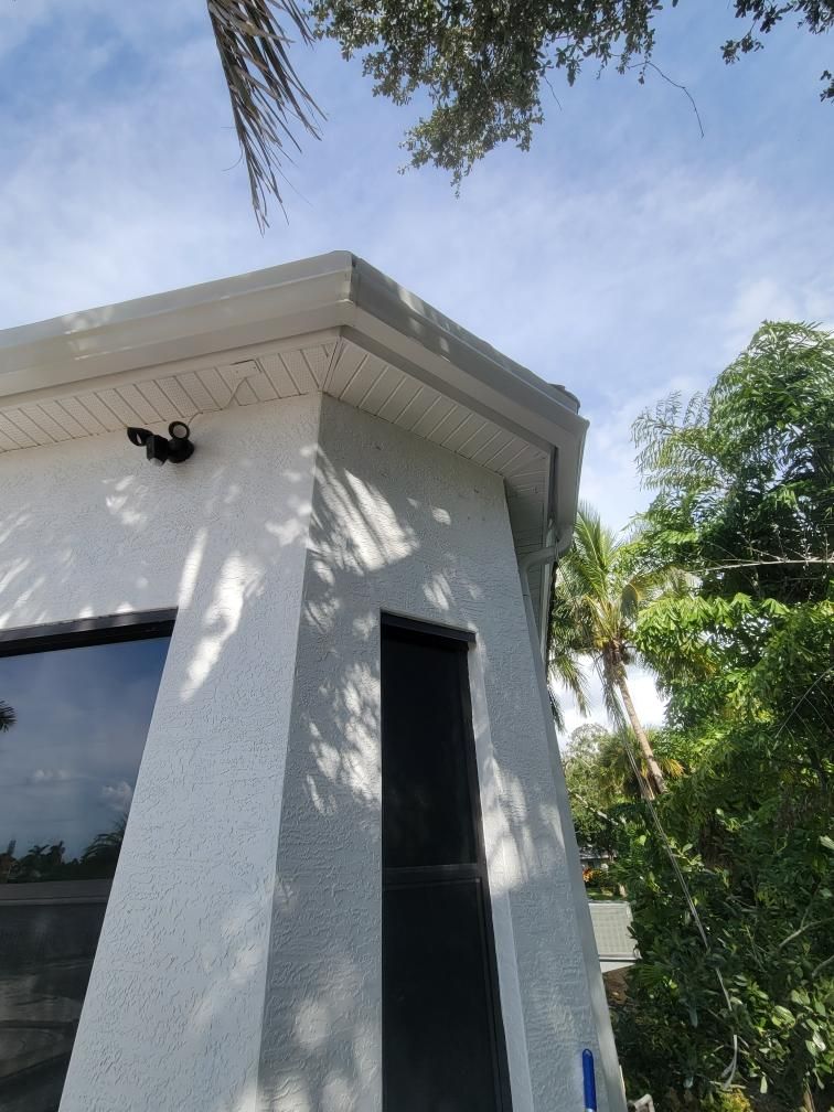 Custom Downspouts with Splash Guards in Sarasota FL by Gutter Professors