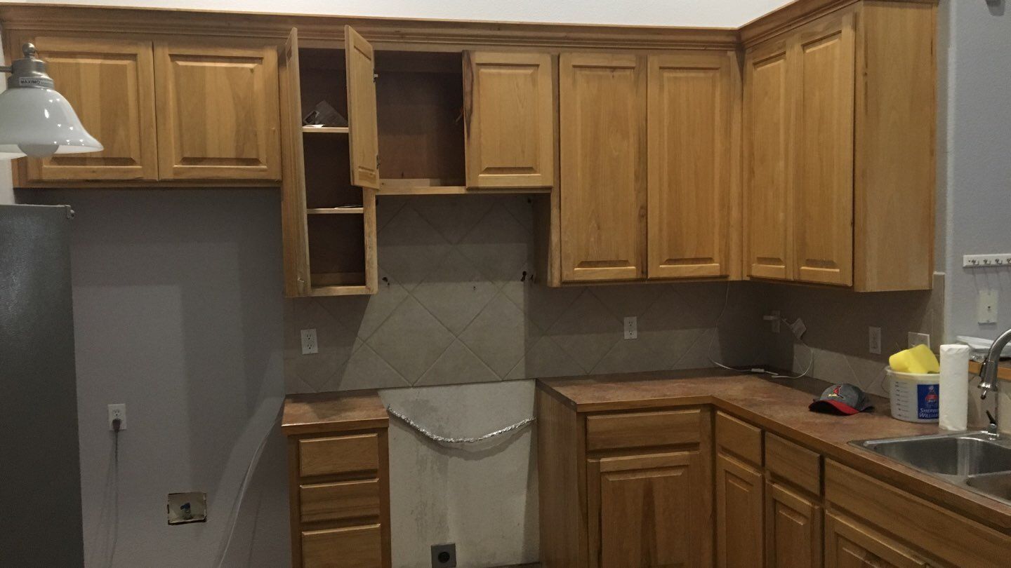 Cabinet Painting by 360 Painting Central Texas 