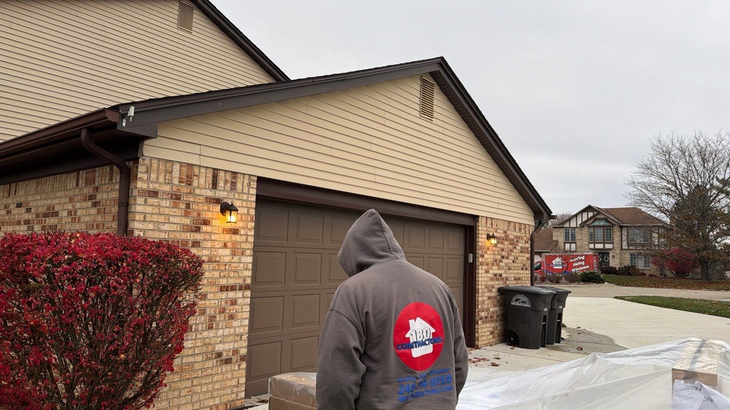 Siding Replacement using Ascend Glacier White by 180 Contractors