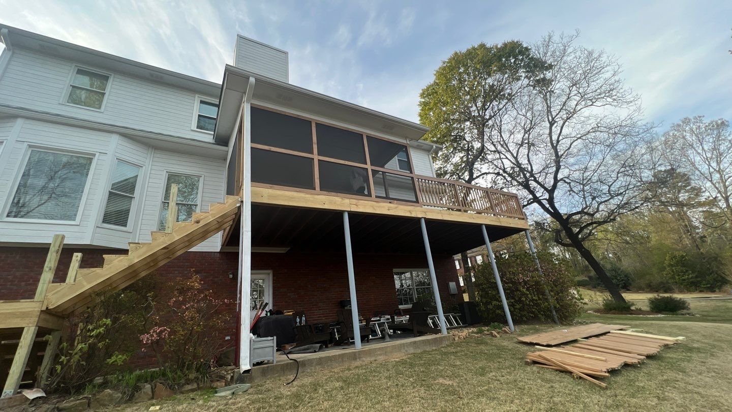 Shades Pointe Lane - Deck Installation  by Pillar and Pine