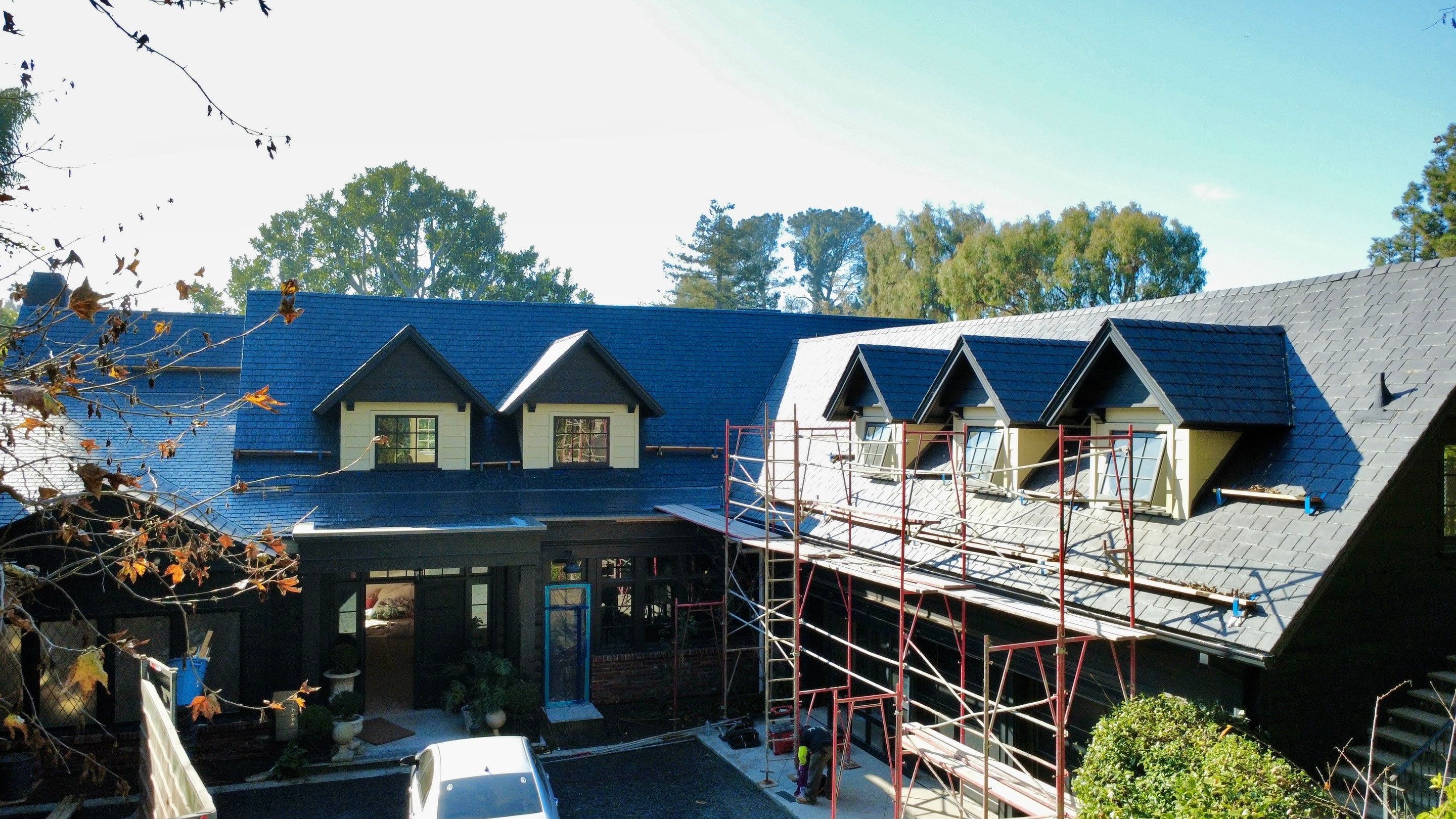 Synthetic Slate Tile Project in Brentwood by Hull Brothers Roofing