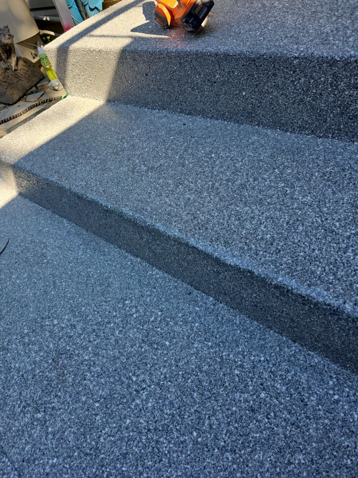 Patio Transformation using Turquoise Hybrid by Croc Coatings, LLC