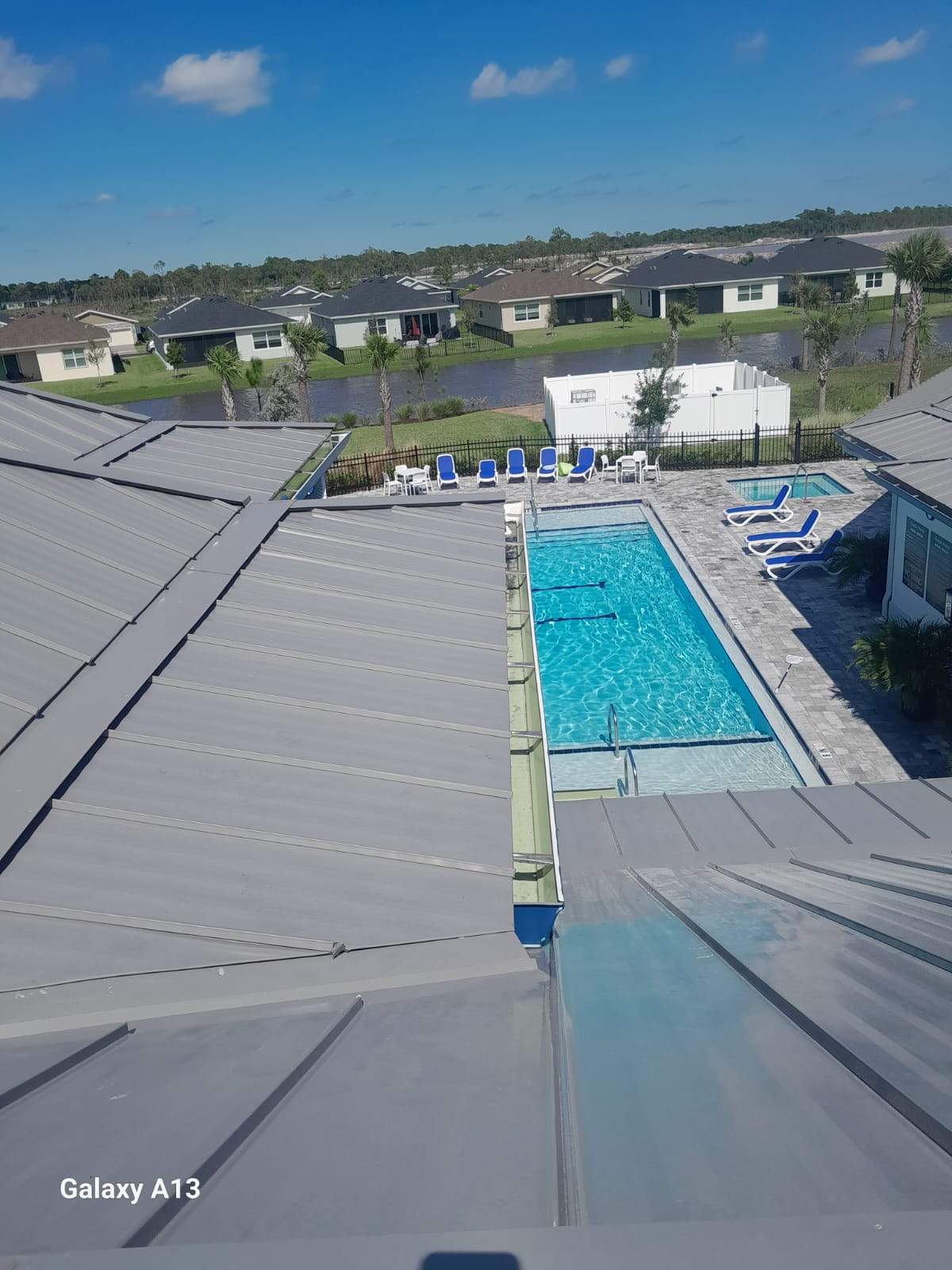 24ga 1" Nail-Strip Slate Gray  by Total Roofing System The Metal Roof Experts