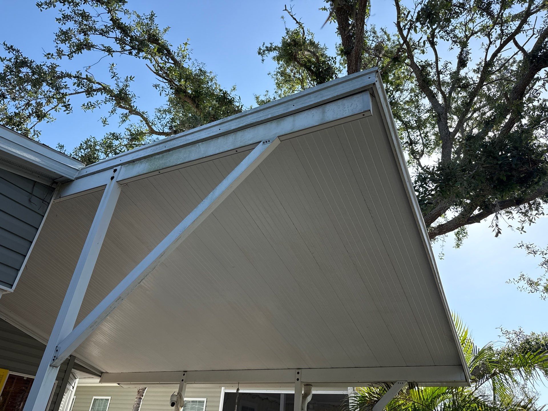 Mobile Home House Wash & Screened Porch Cleaning | Fisherman’s Cove RV Park | Terra Ceia, FL by Sunshine AquaWash