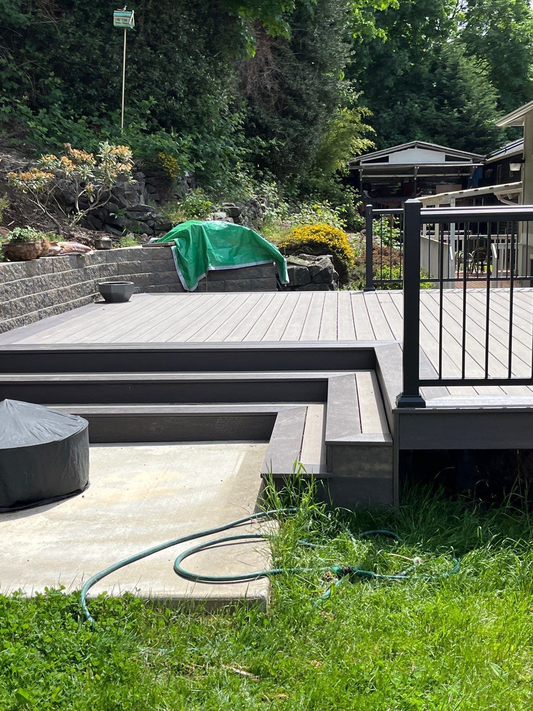 Back Deck in Seattle by Alki deck builders 