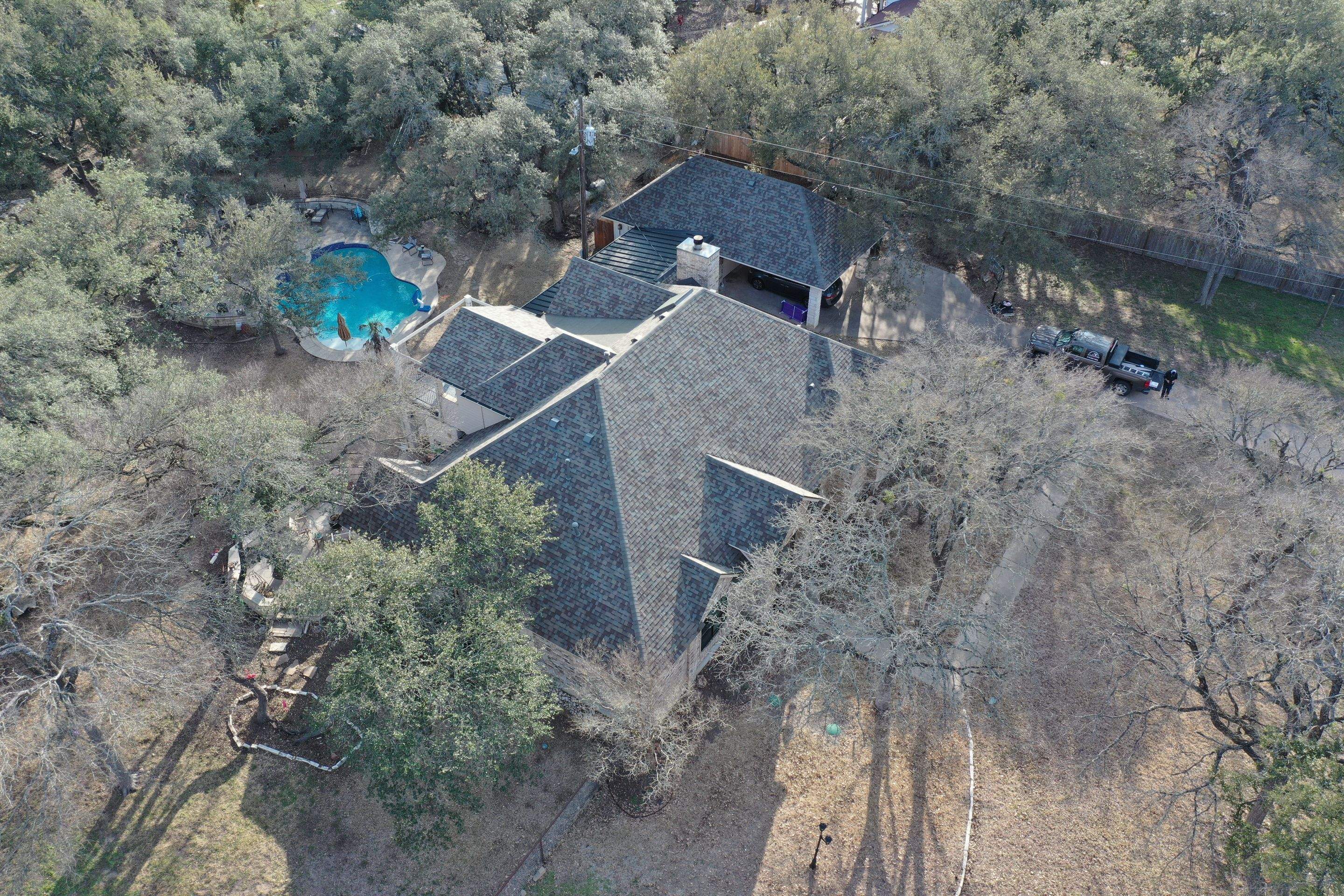 Residential Roof Replacement using Owens Corning Duration by Action Exteriors Austin