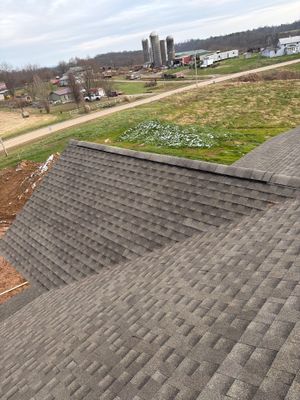 Residential Roofing Installation using GAF Timberline HDZ Weathered Wood