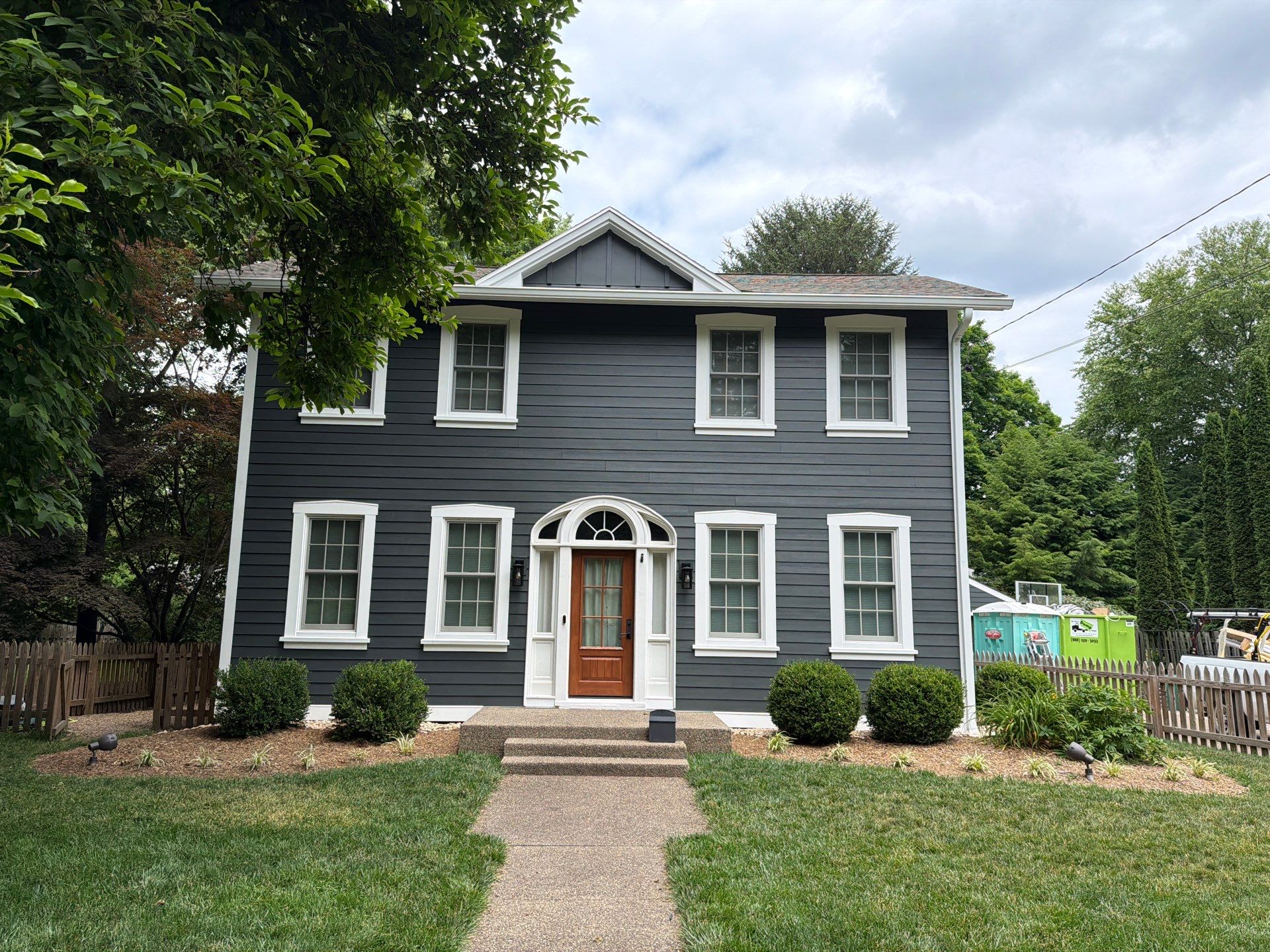 Centenarian Edgeworth Home updated with James Hardie by Ideal Siding Pittsburgh