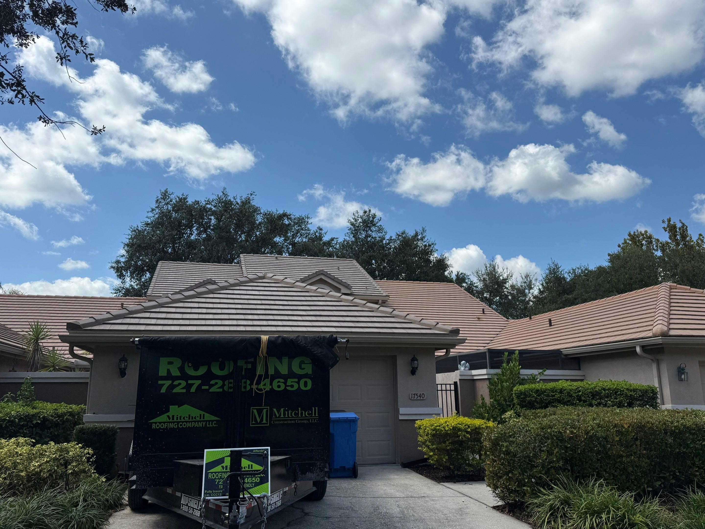Project in Tampa 33647 by Mitchell Roofing Company LLC