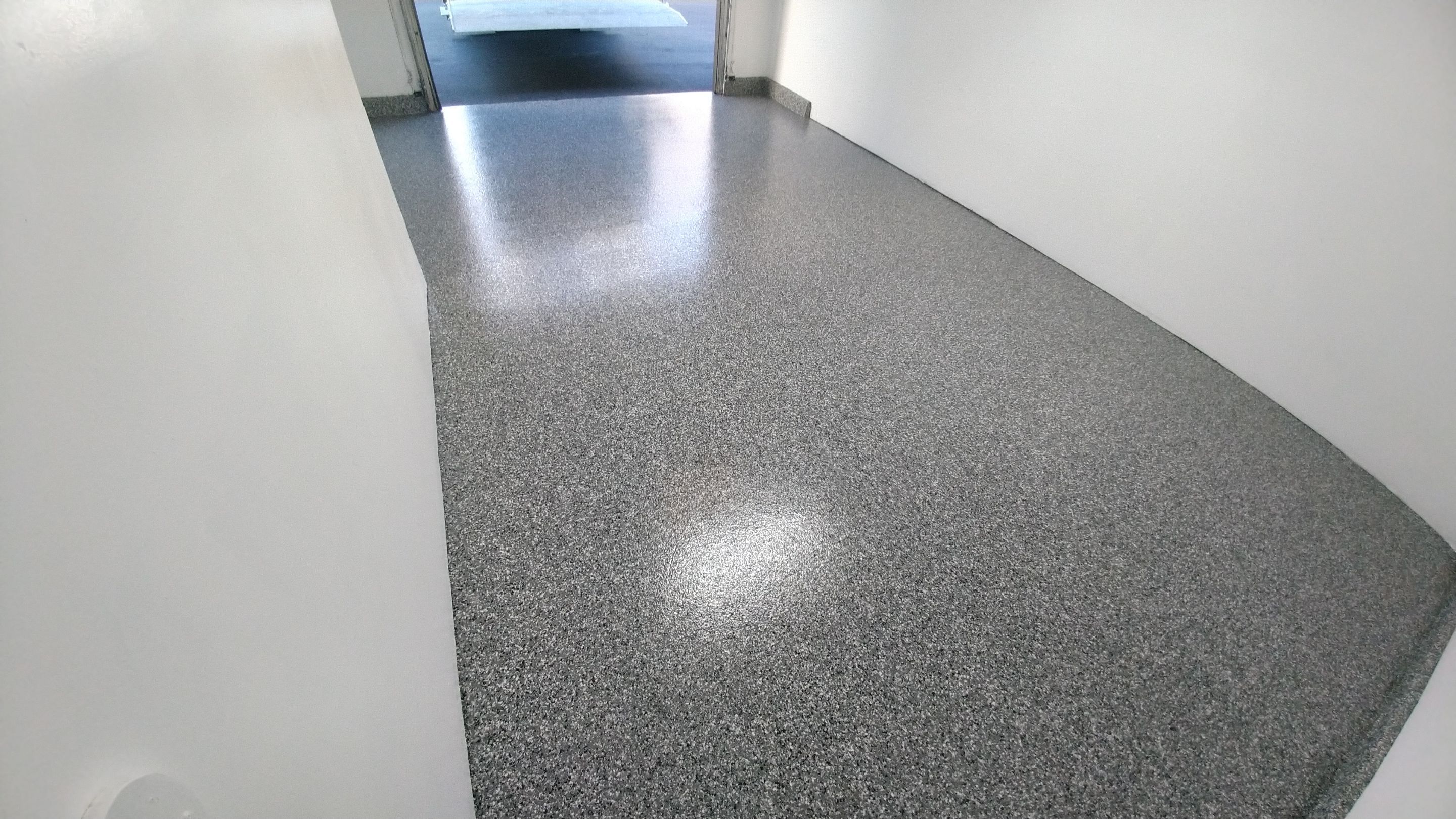 Single Car Garage in Smoke - Boardman, OH by Alexander Concrete Coatings