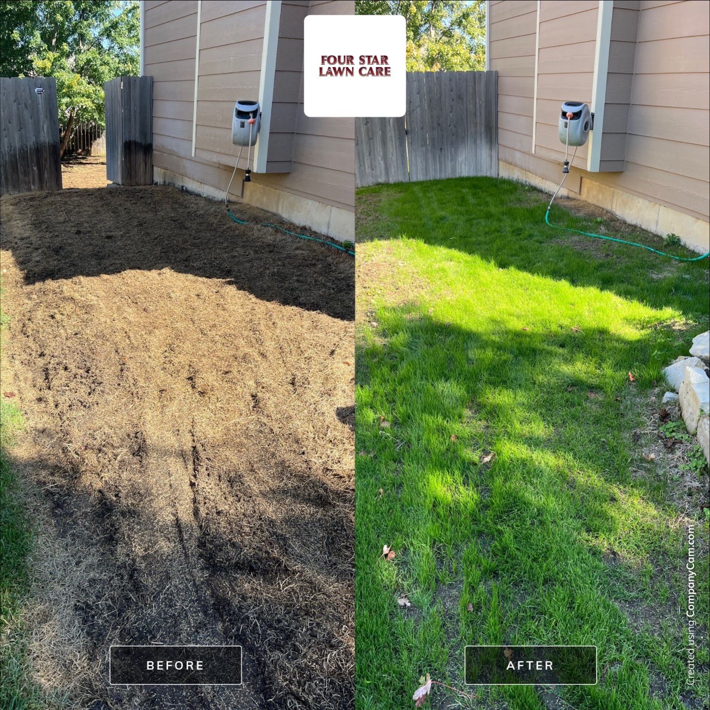 Project in Wichita by Four Star Lawn Care
