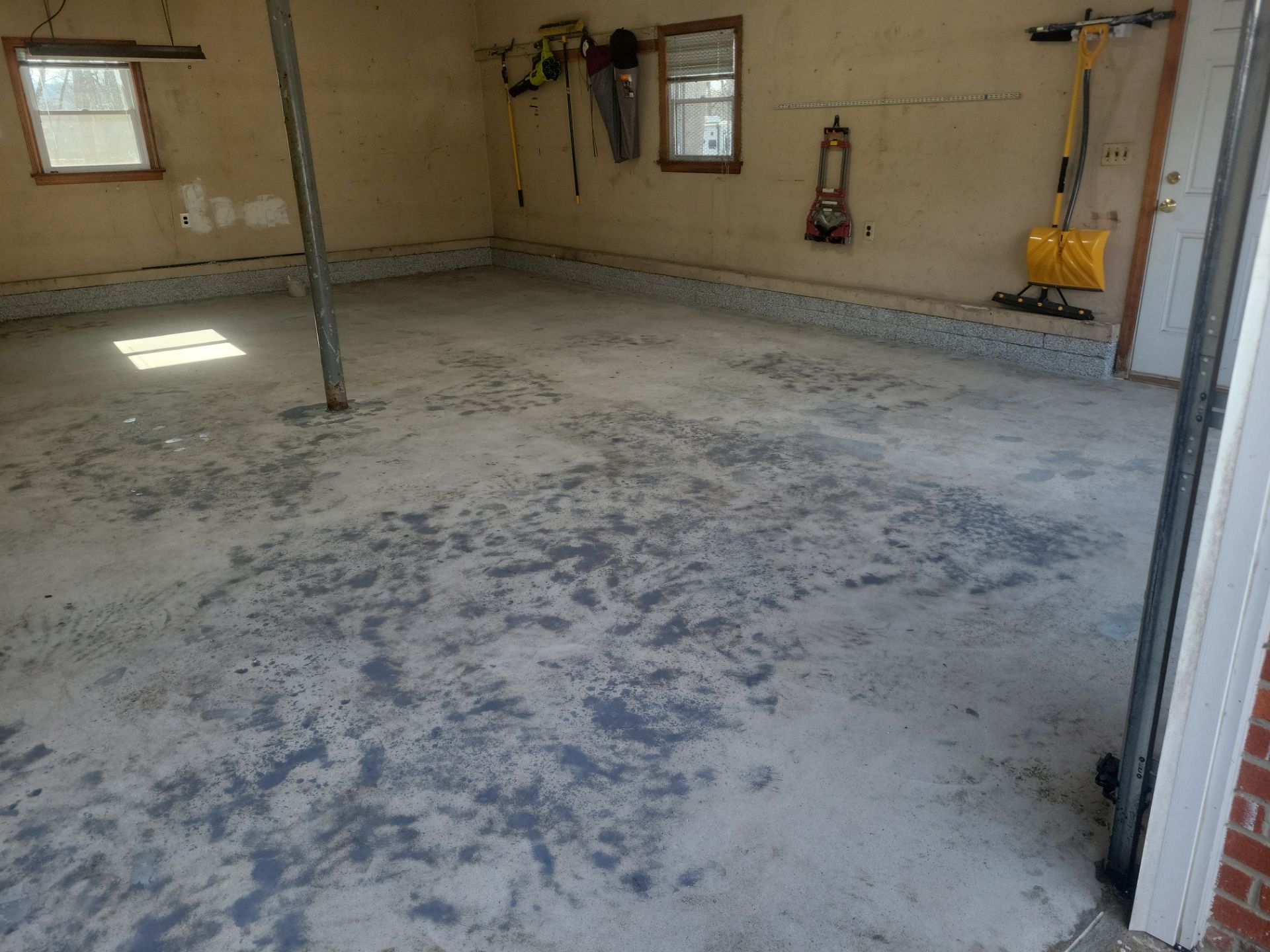 Garage Floor Coated by Spectrum Painting, LLC