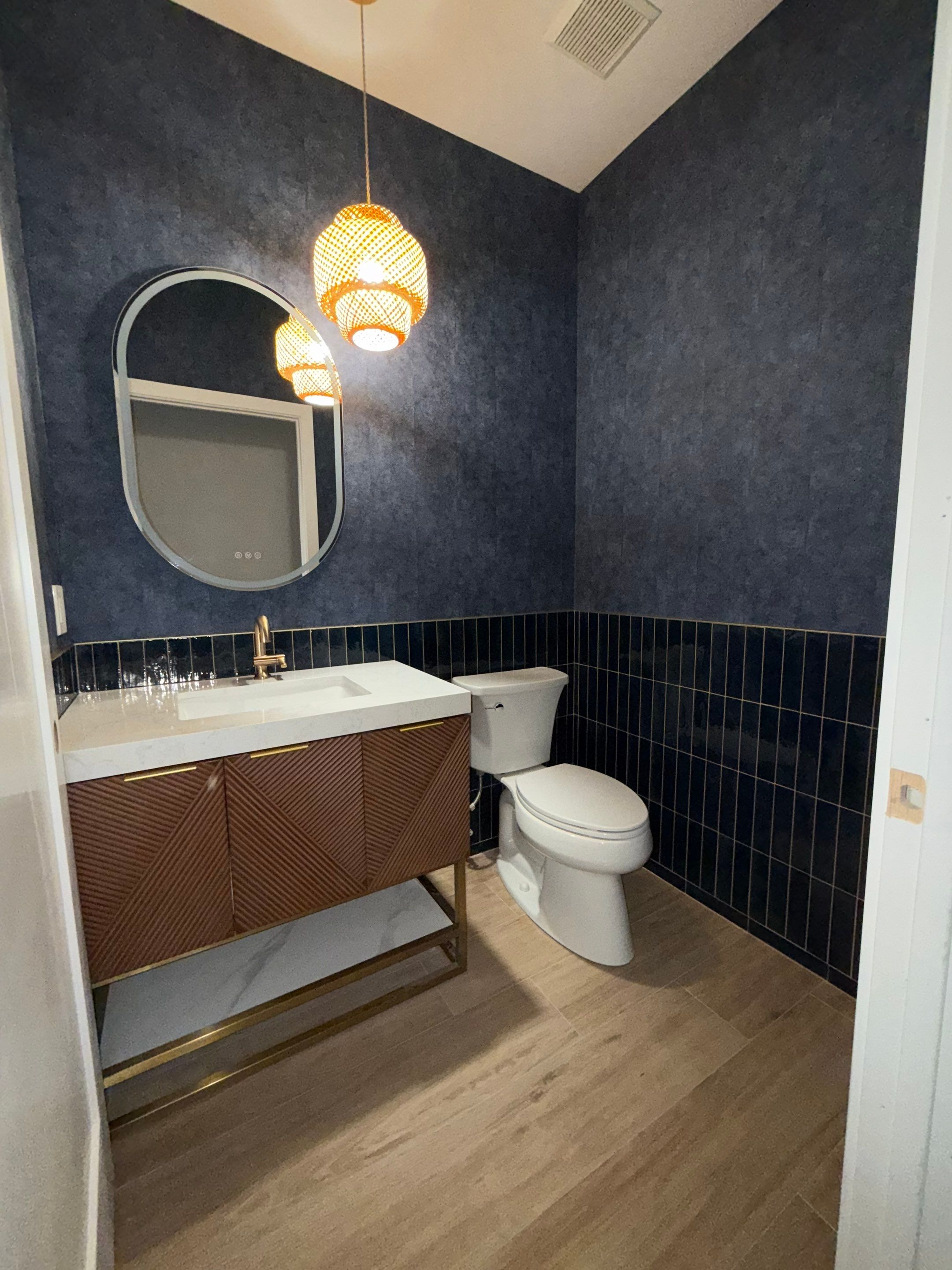 Master Bathroom, Main Floors & Powder Room - Delray Beach by Hevi Tile
