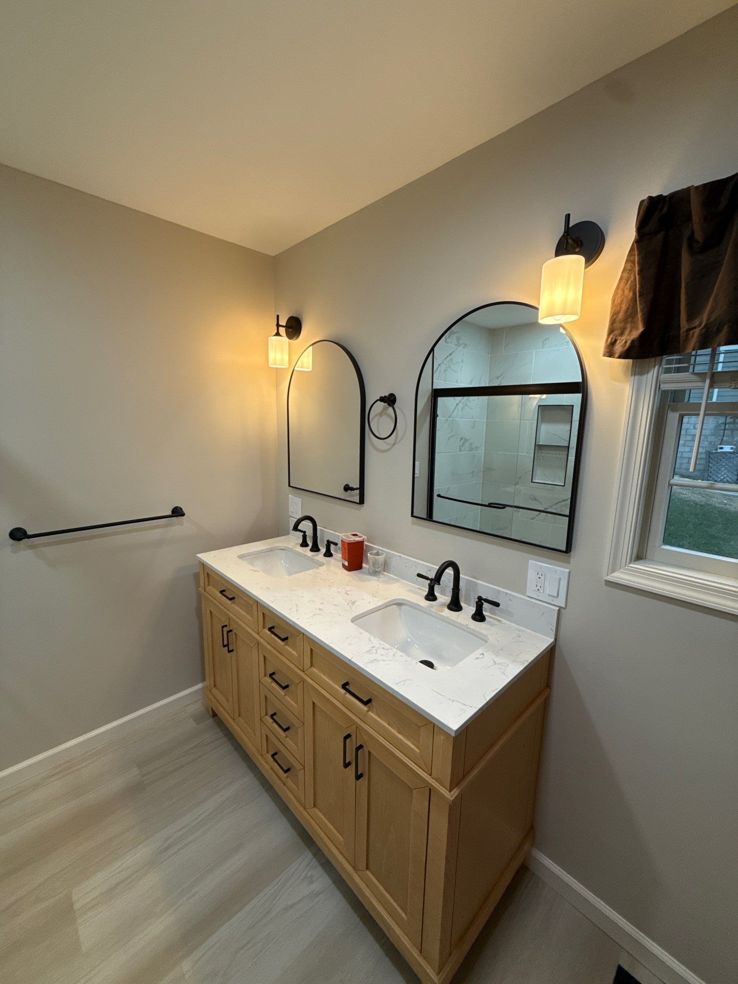 Bathroom and Powder Room Remodel by For Him Contracting