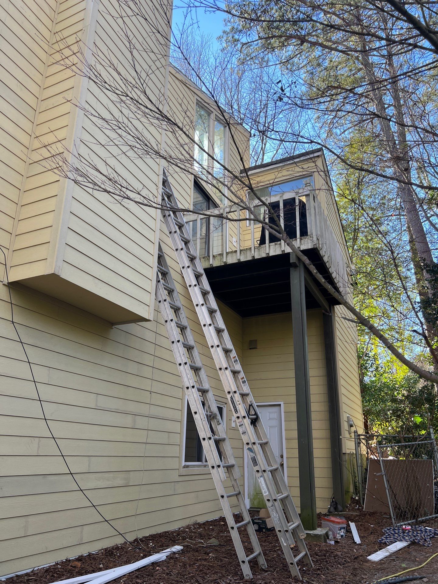 Exterior Painting with Accent Color and James Hardie Siding Installation in Marietta, GA by Nelson Exteriors