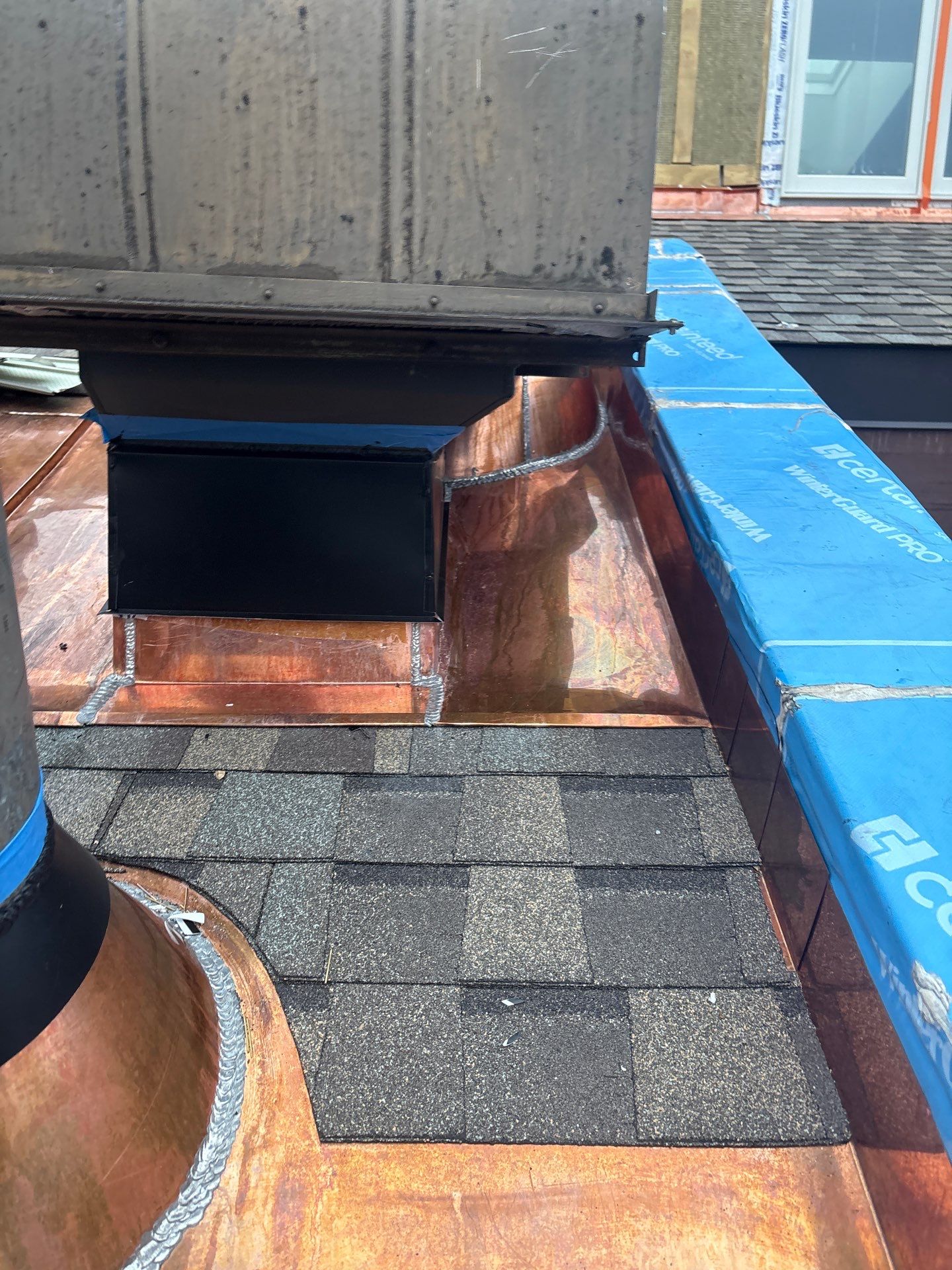 Copper Work - Cabot Estates Condos - Jamaica Plains, MA  by Rinaldi Roofing 