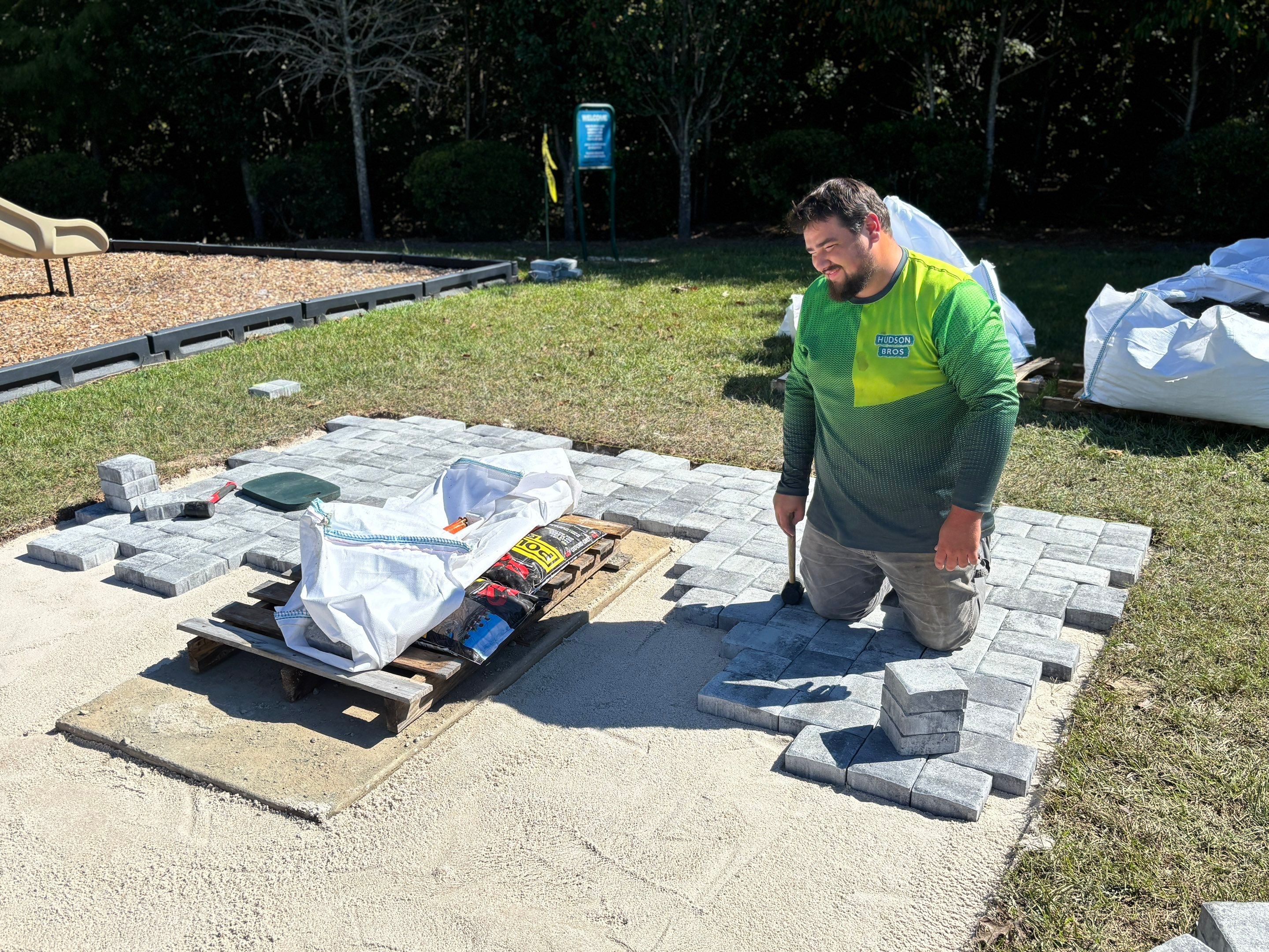 Paver Installation Project in Highland Park - Summerville, SC by Hudson Bros Lawn Care LLC