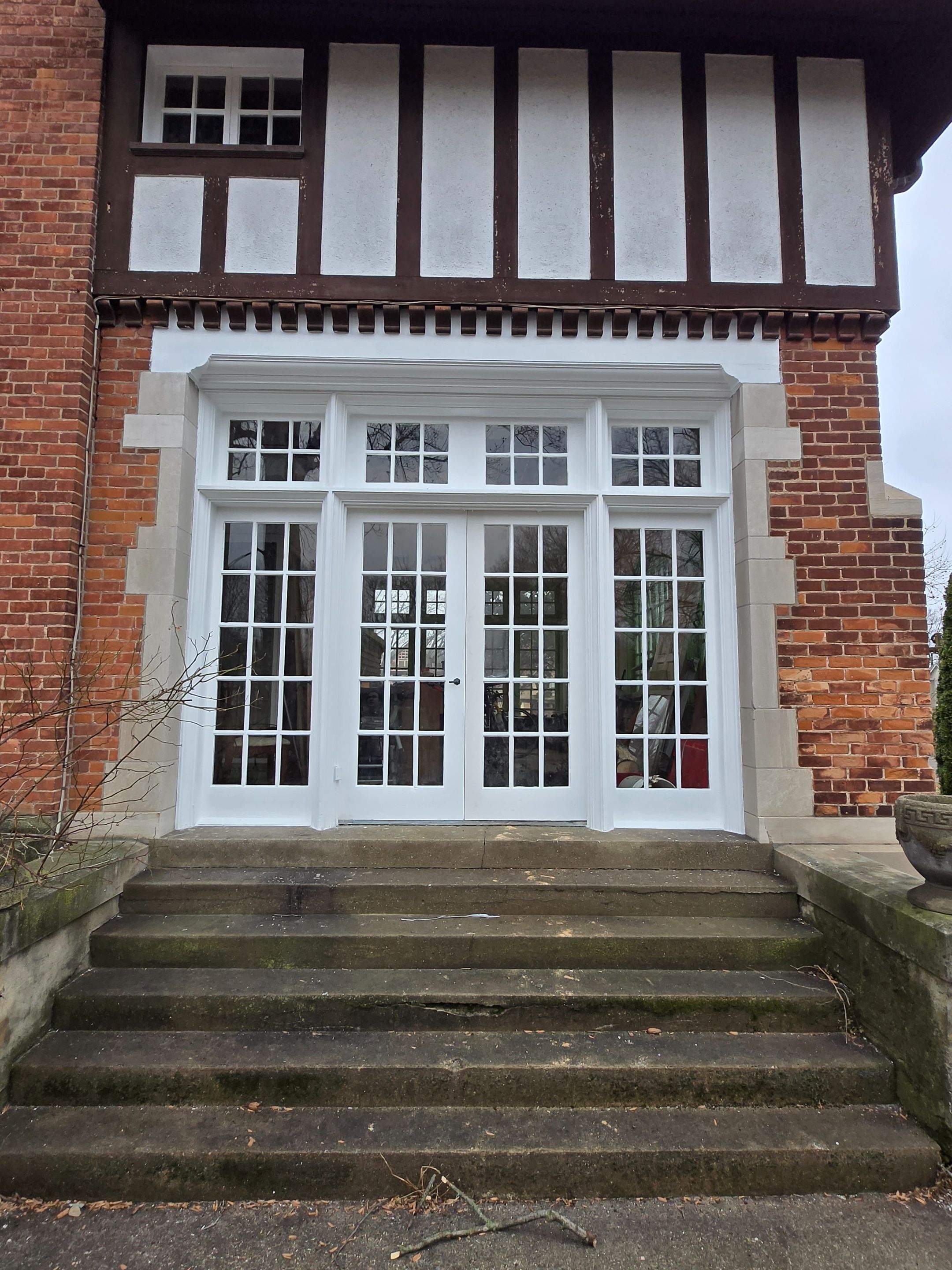 Middletown Mansion Restoration Project - Window Restoration Phase 1 by Level Up Roofing and Restoration Services LLC