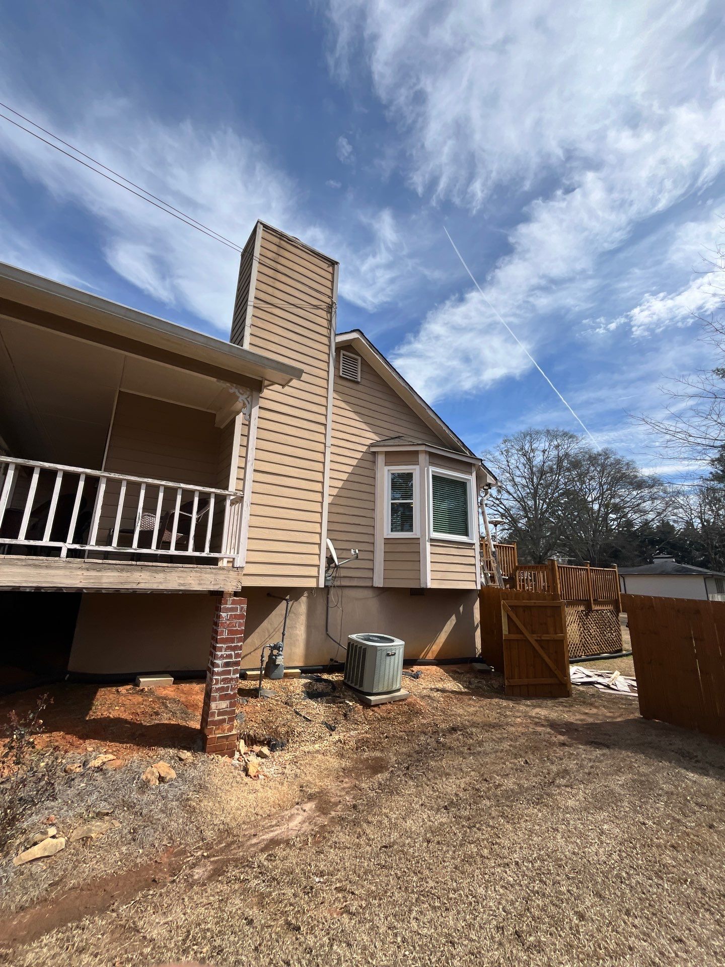 Acworth, GA James Hardie Board and Batten Siding Installation, Porch Renovation, Exterior Painting, and Window Replacement by Nelson Exteriors 