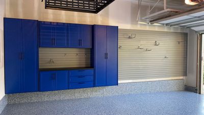 Kevin N. adds wall storage to garage!