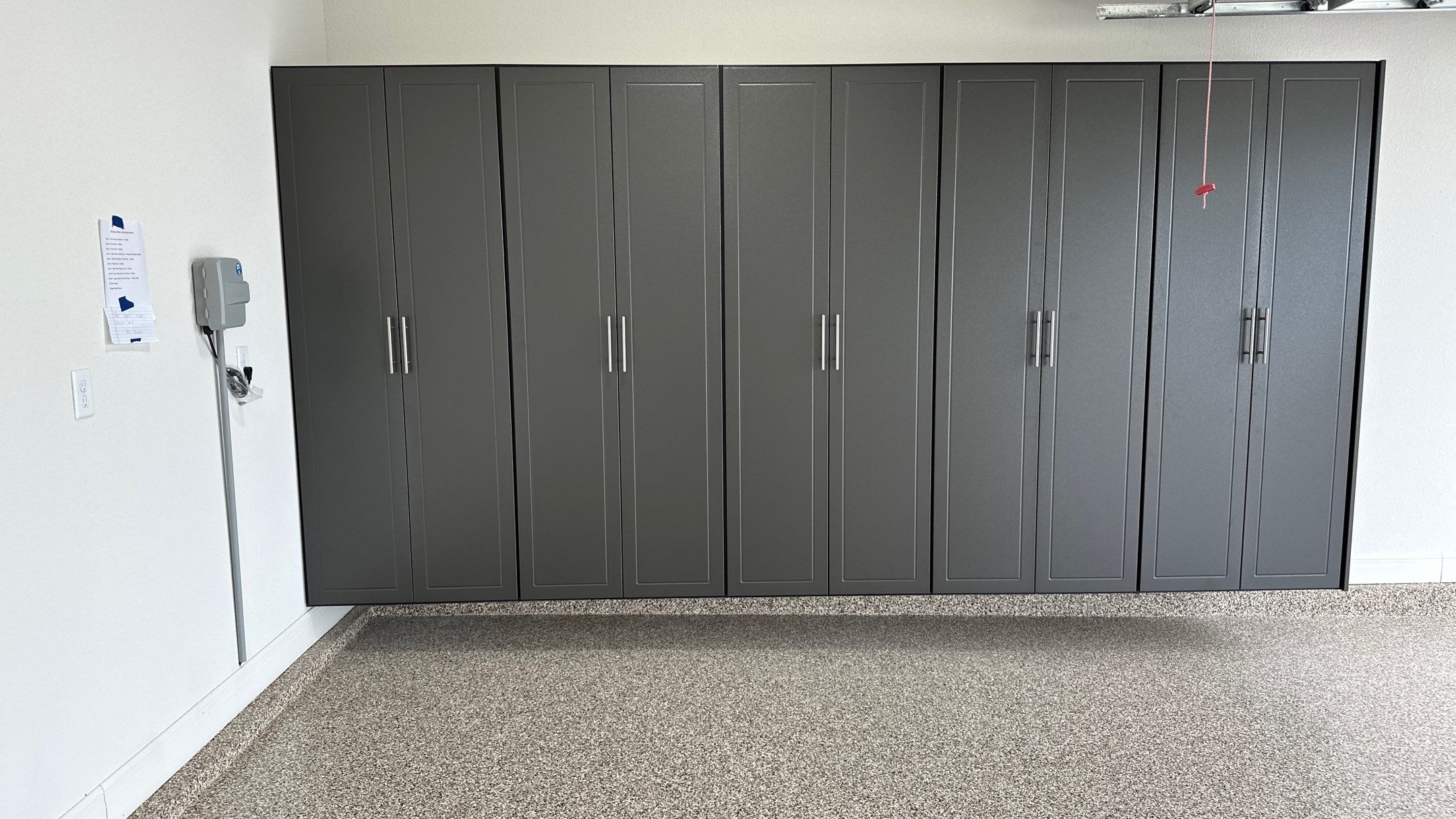 Ron B. upgraded his garage with cabinets and a Banner Garage Floor by Banner Garage