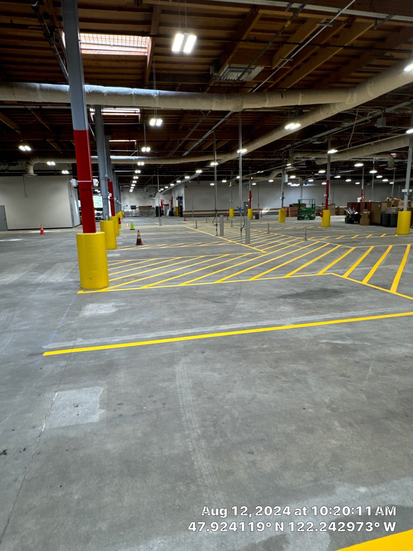 USPS Asphalt Patch Repair, Indoor Parking Lot Sandblast, Outdoor Parking Lot Sealcoating & Indoor/Outdoor Parking Lot Striping  by Jireh Asphalt & Concrete Inc 