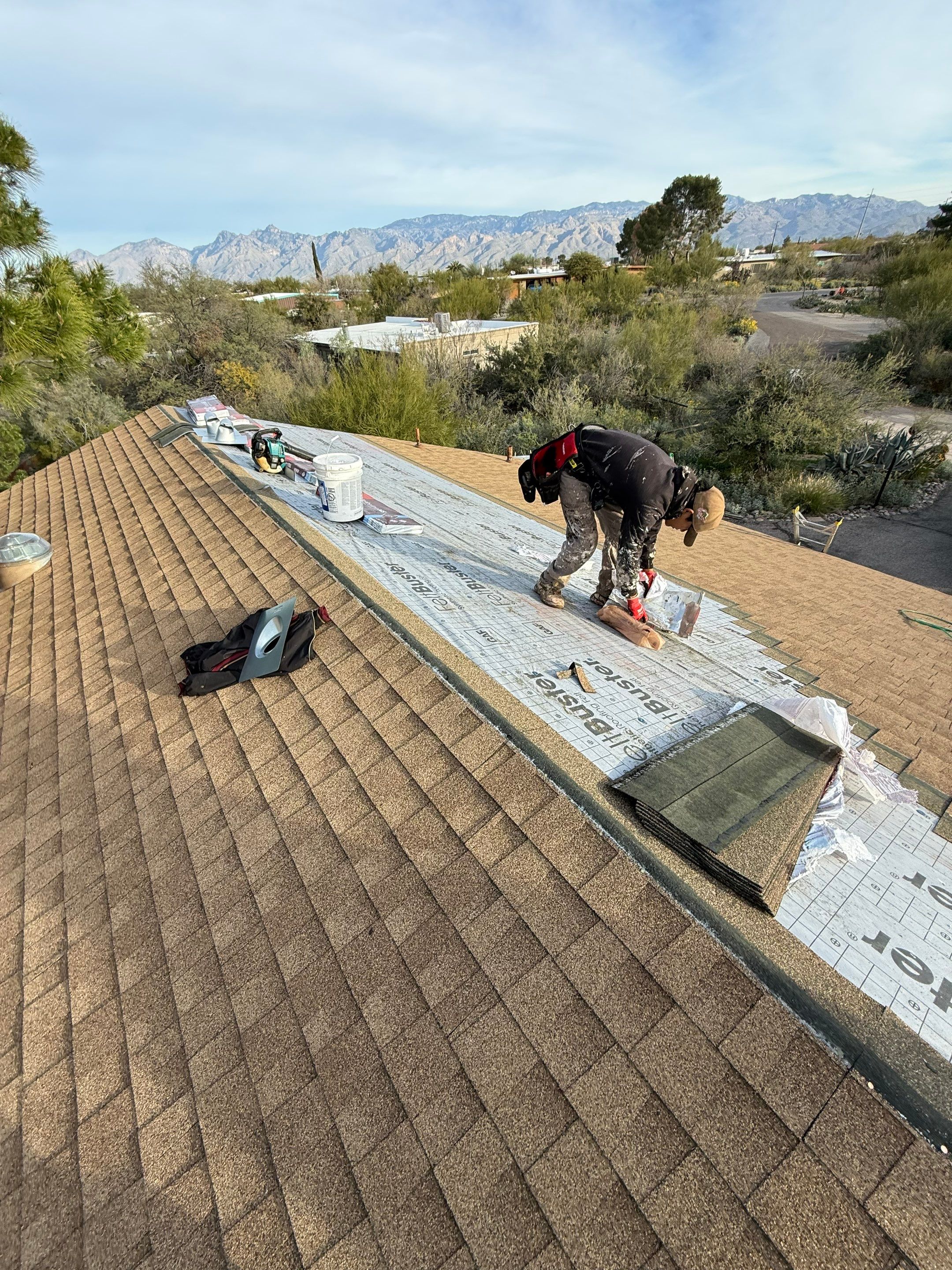 Project in Tucson by West Coast Roofing AZ