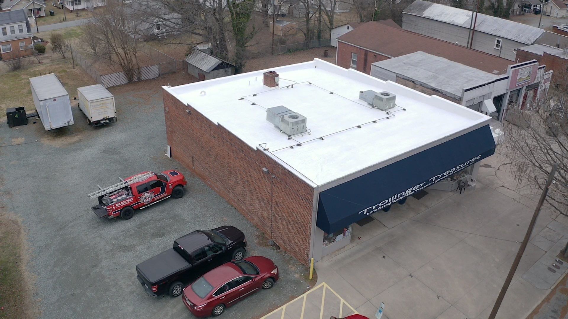 Commercial Roof Restored by Just In Time Roofing and Restoration