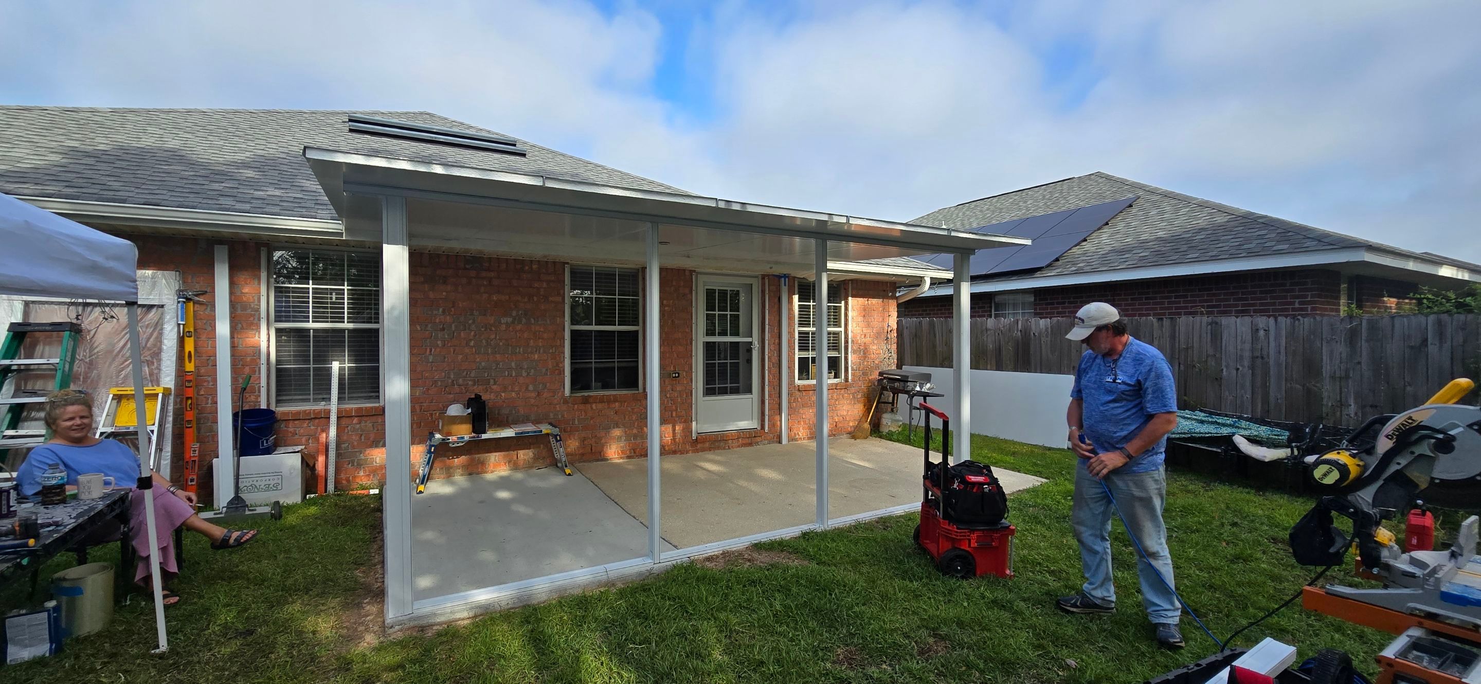 Screen Room in Gulf Breeze by Titan Sunrooms