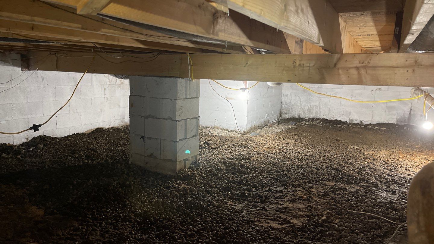 Crawl Space Waterproofing & Encapsulation using GrateProducts by Toledo Basement Repair