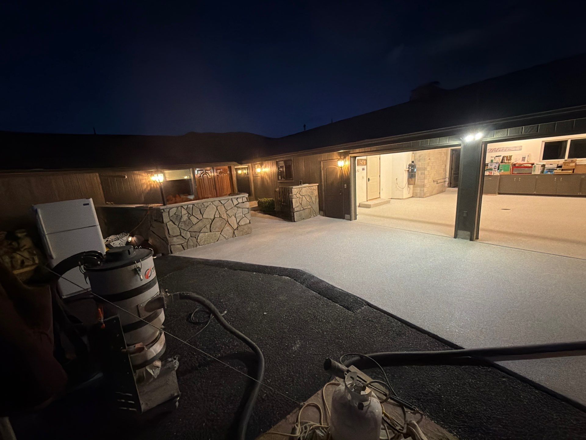 Garage and Entryway Concrete Coating Transformation in Clarkston Washington by Croc Coatings, LLC