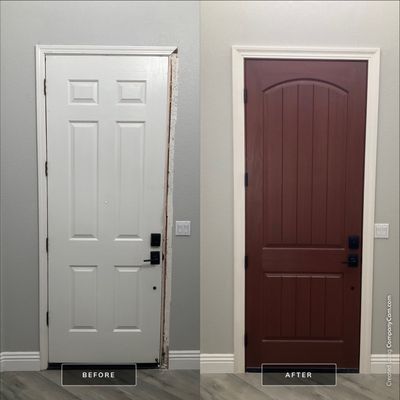 Classic Craft Therma Tru Entry Door with Clavos