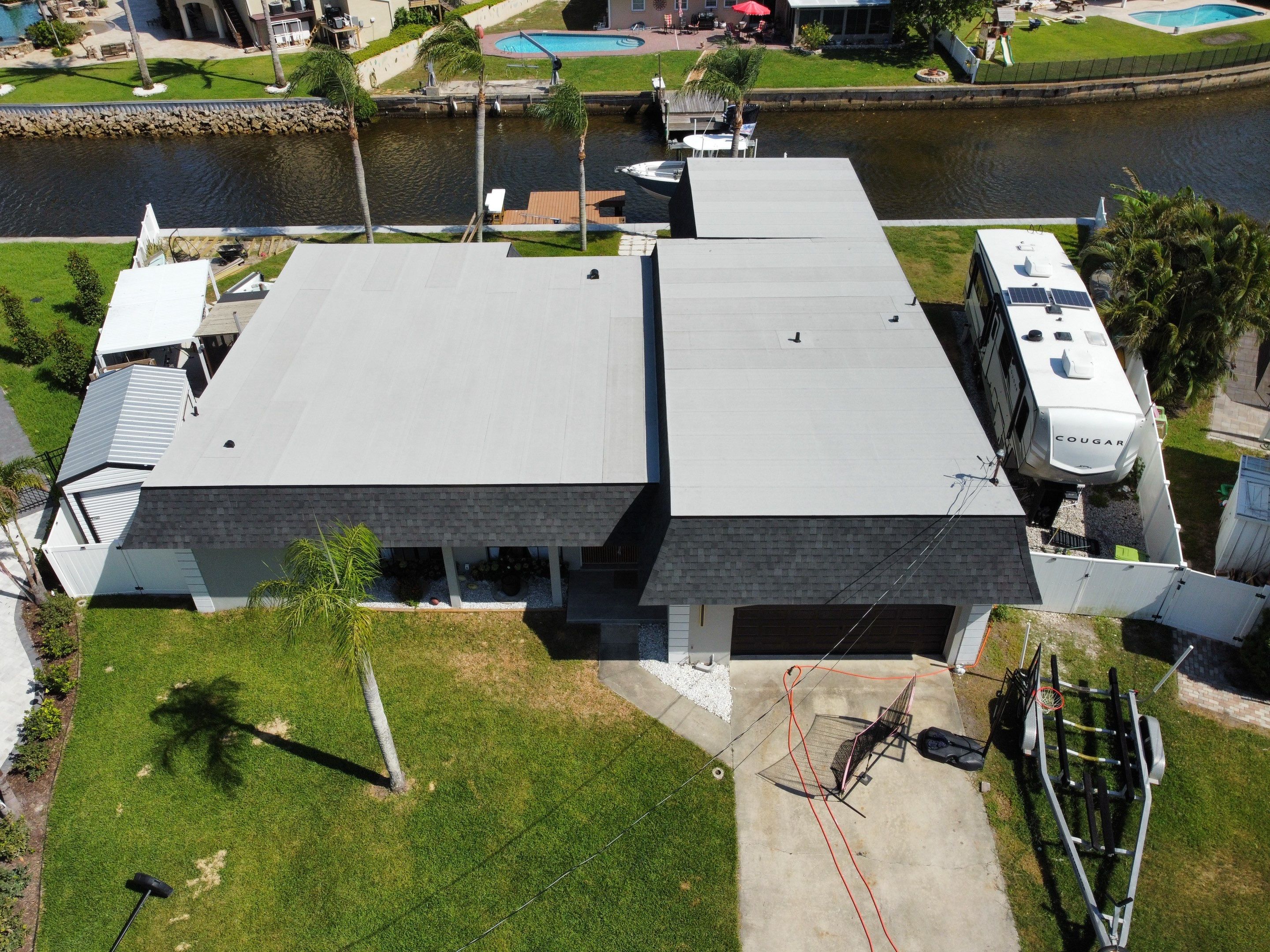 Roof Replacement in Palm Harbor, FL. by Steadfast Roofing