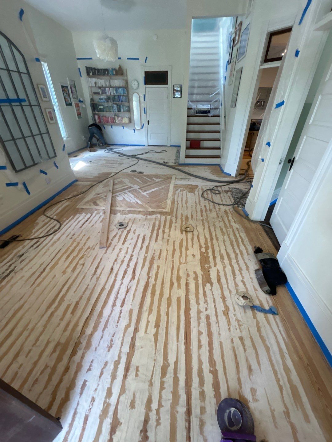 Restored hardwoods by Footprints Floors of Nashville