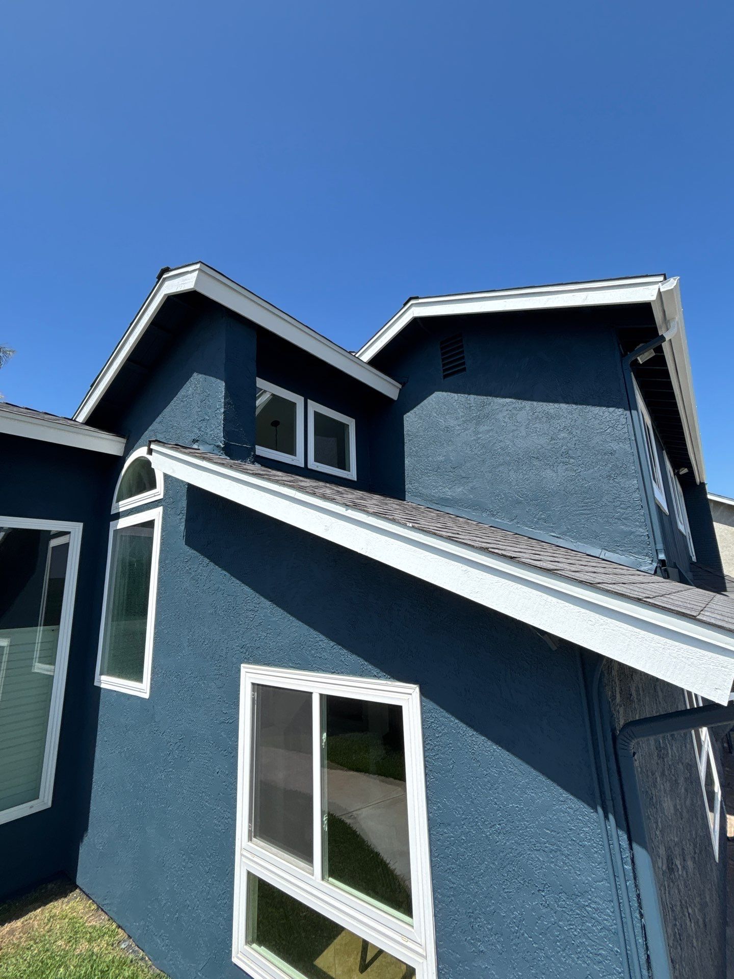 Full repaint of two story, Huntington Beach home by Beach City Painting
