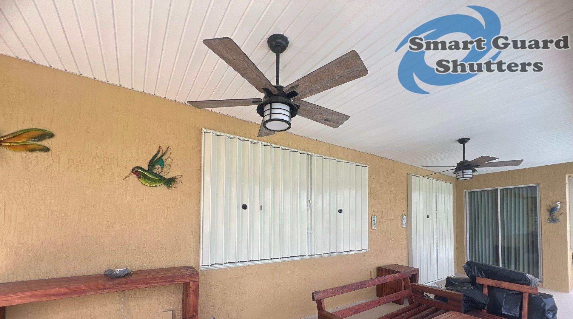 Hurricane Protection in Ivory by Smart Guard Shutters